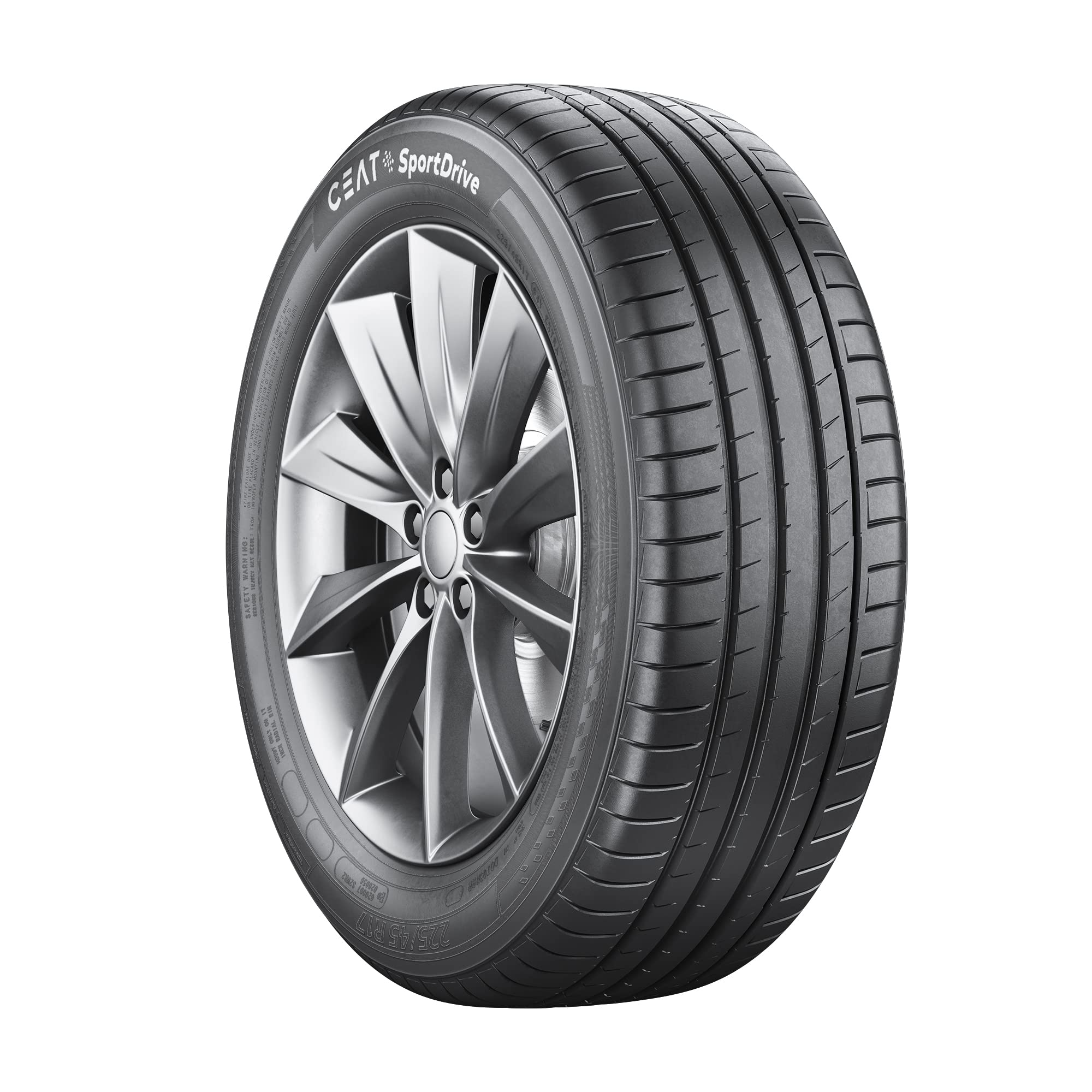 Ceat 215/45R17 SportDrive TL 91Y Car Tyre : Amazon.in: Car & Motorbike