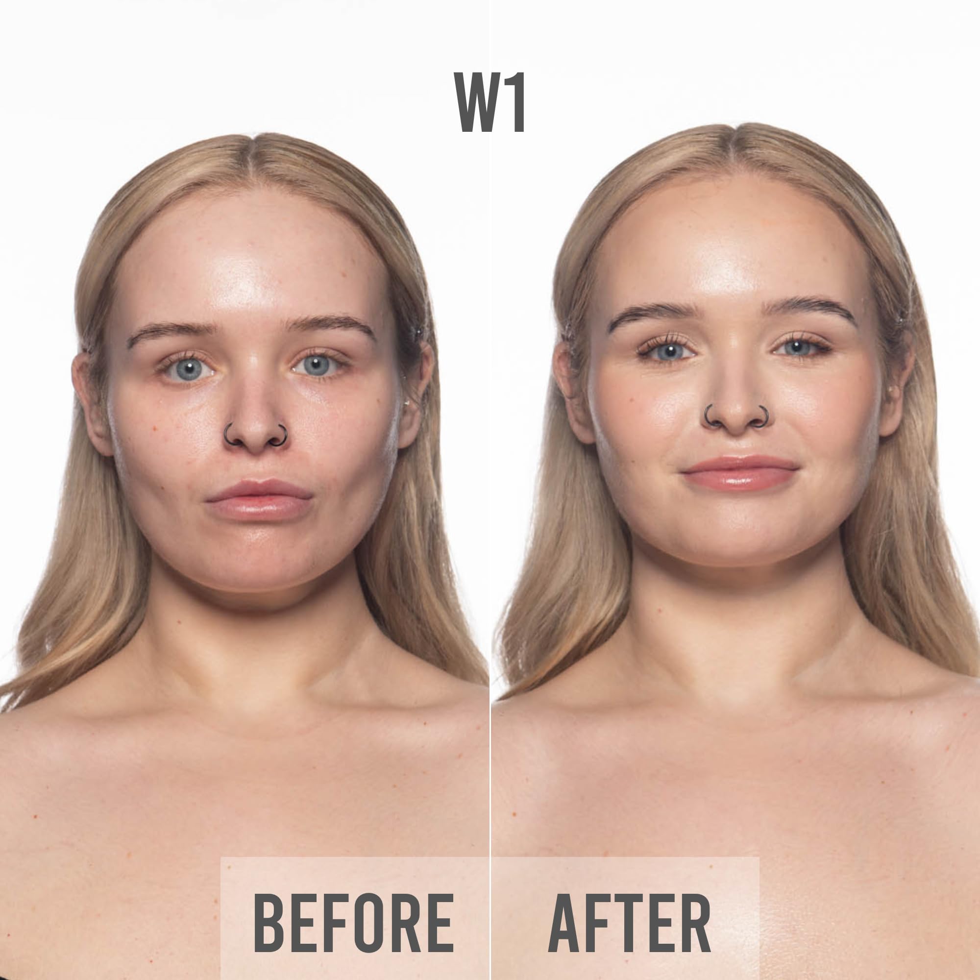 BPerfect Chroma Cover Luminous Foundation - Radiant Filter Finish, Buildable Coverage - Shade 3 - W1 Fair Ivory Yellow Tone - Image 2