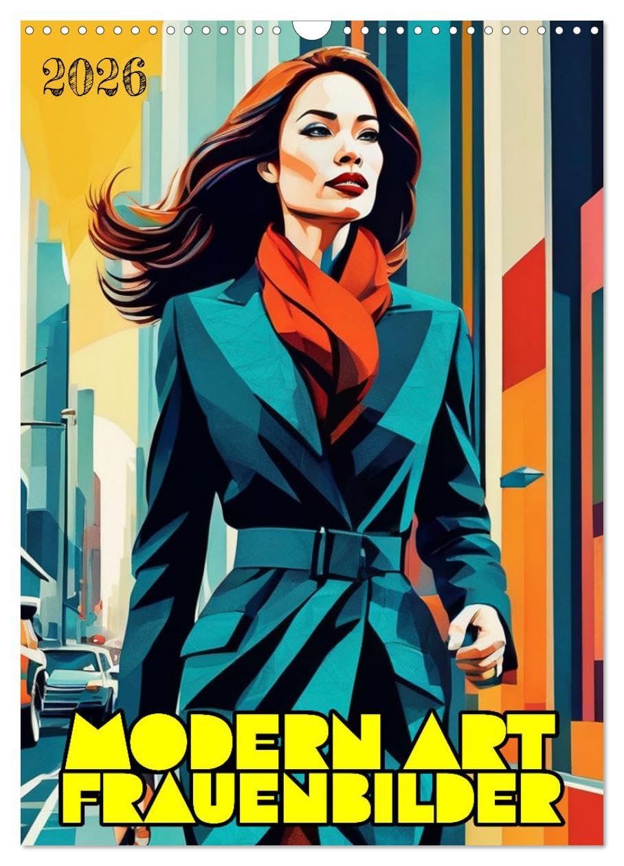 Modern Art Images of Women UK-Version (Wall Calendar 2026 DIN A3 Portrait), CALVENDO 12 Month Wall Calendar โ image 1