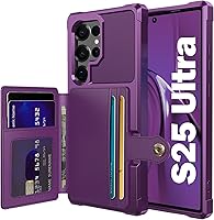 Vista 21 de Funda para Samsung Galaxy S23 Ultra con Portarjetas, Compatible con Soporte Magnético para Automóvil, Resistente a los Golpes de Servicio Pesado