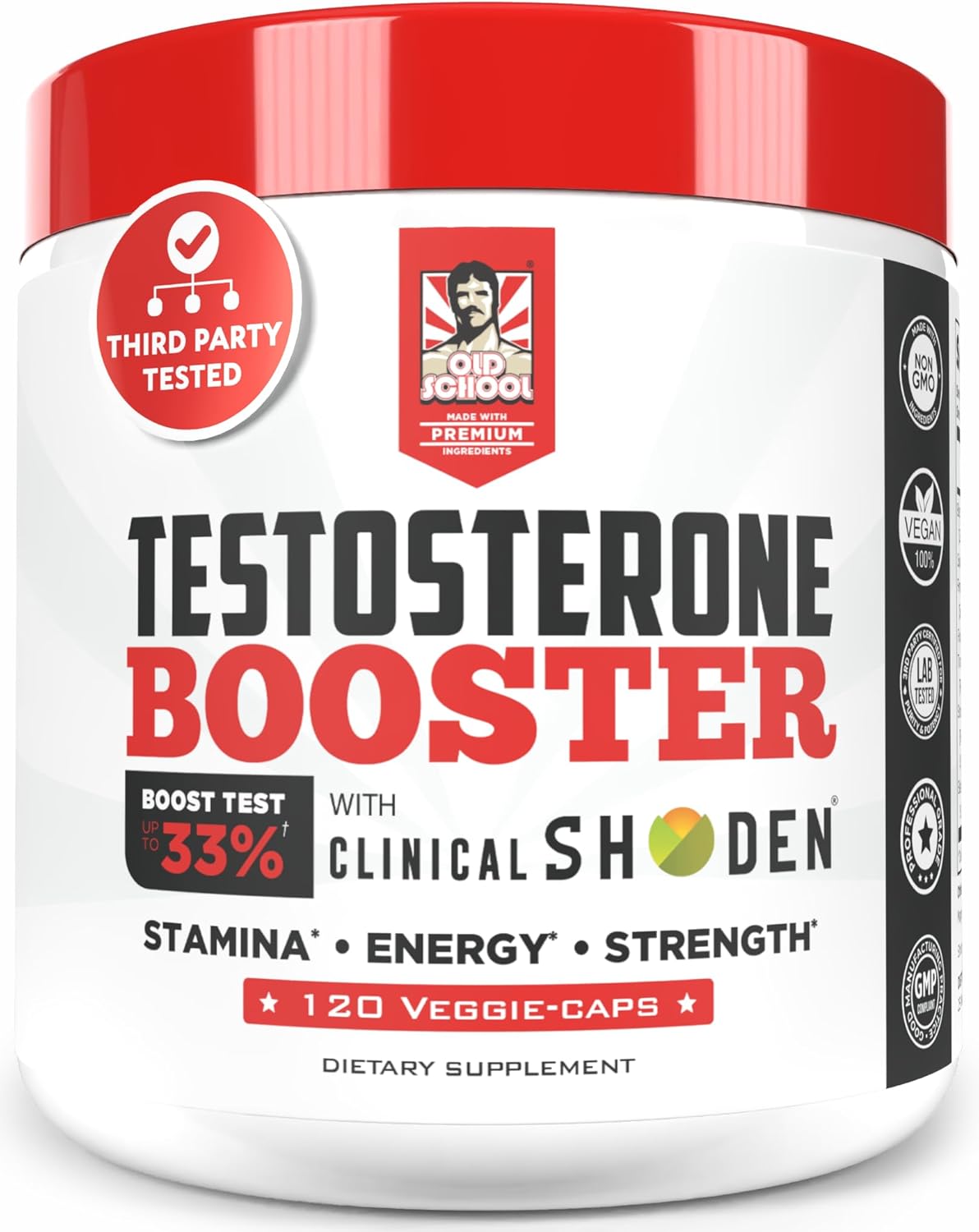 Old School Labs Testosterone Supplement for Men – Shoden® Ashwagandha + Tongkat Ali