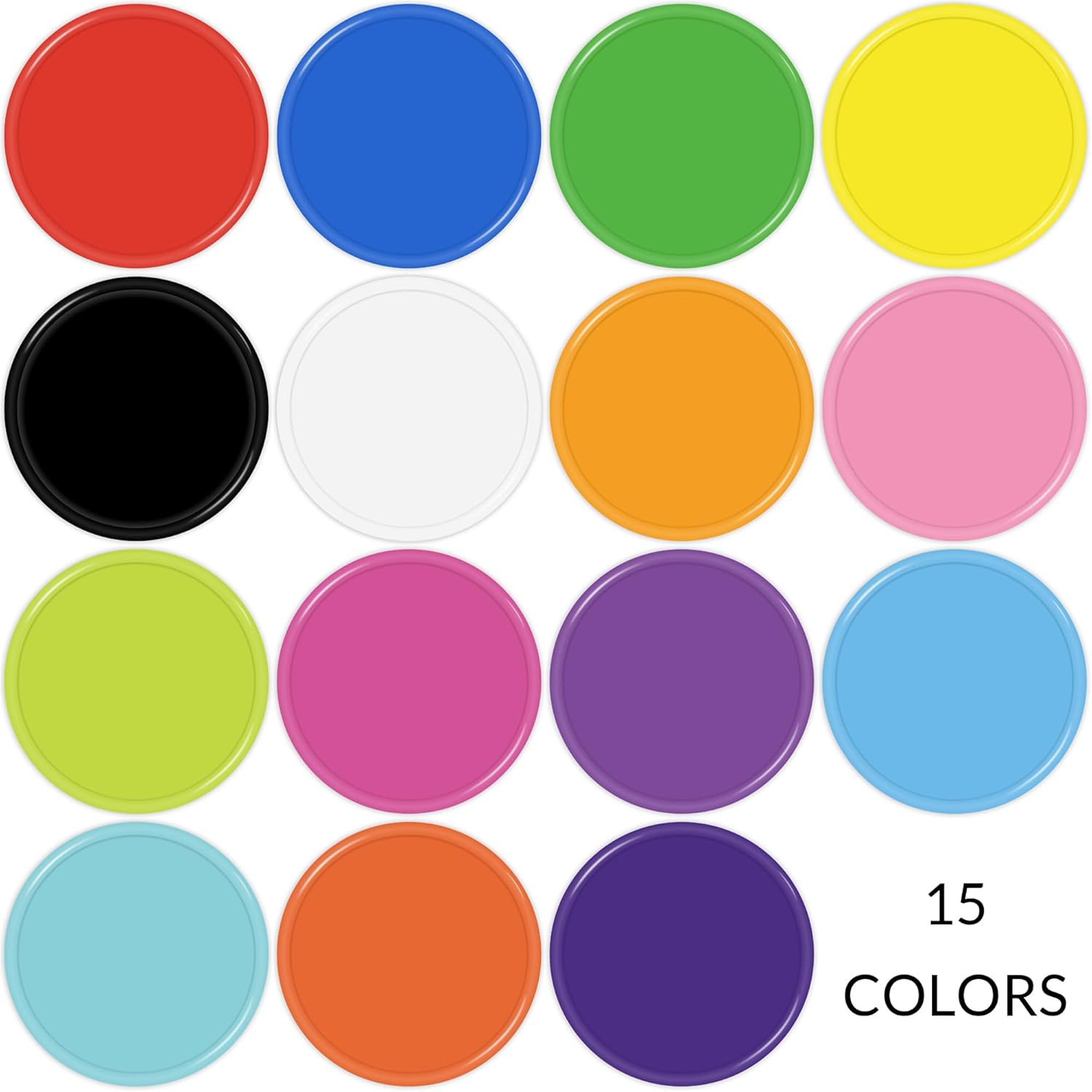 200 Custom Plastic Chips,Personalized Your Own Photo/Text/Logo on a Chip Double Sided Printing,Good for Beer or Drink Tokens in Bar