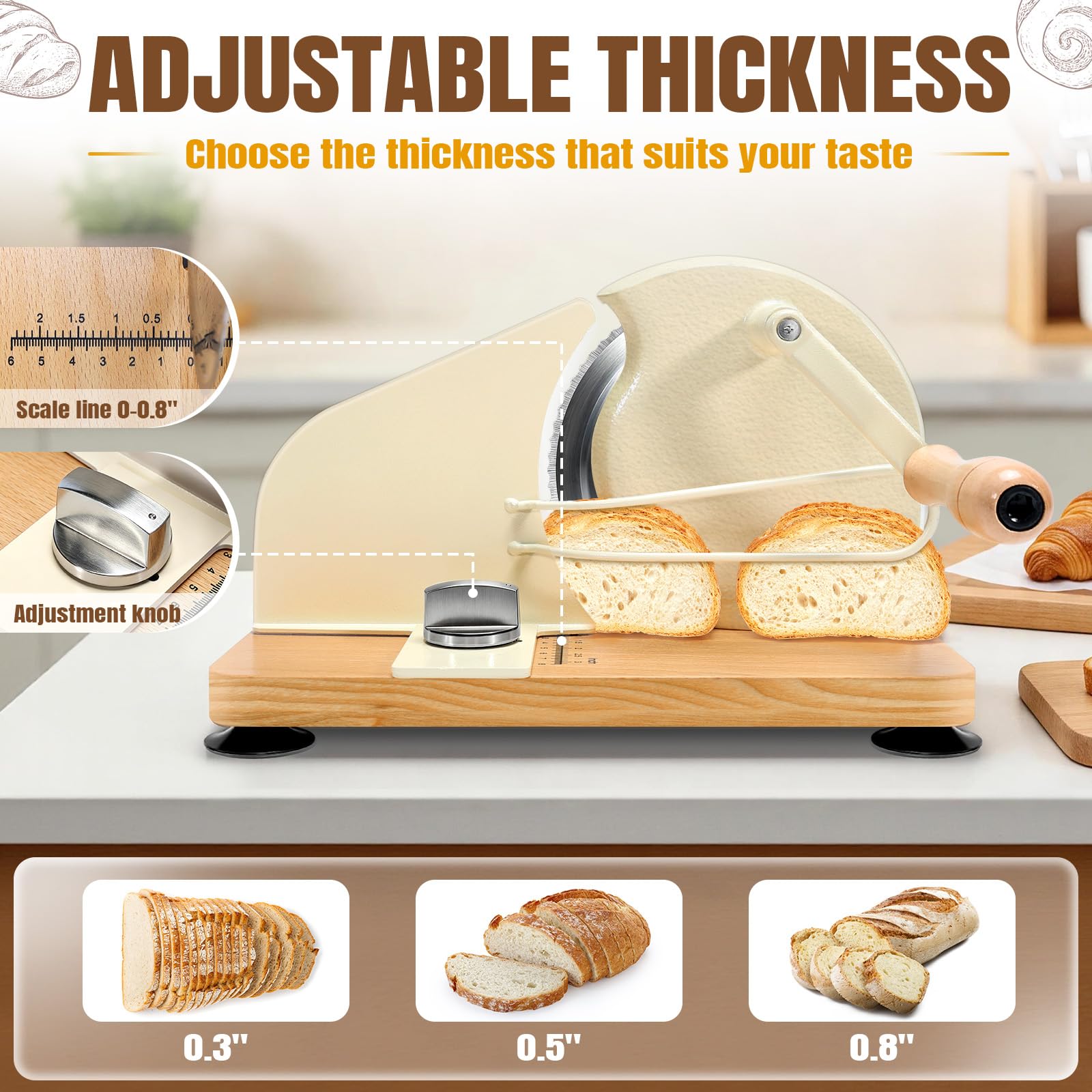 Manual Bread Slicer - Perfect for Sourdough! -2