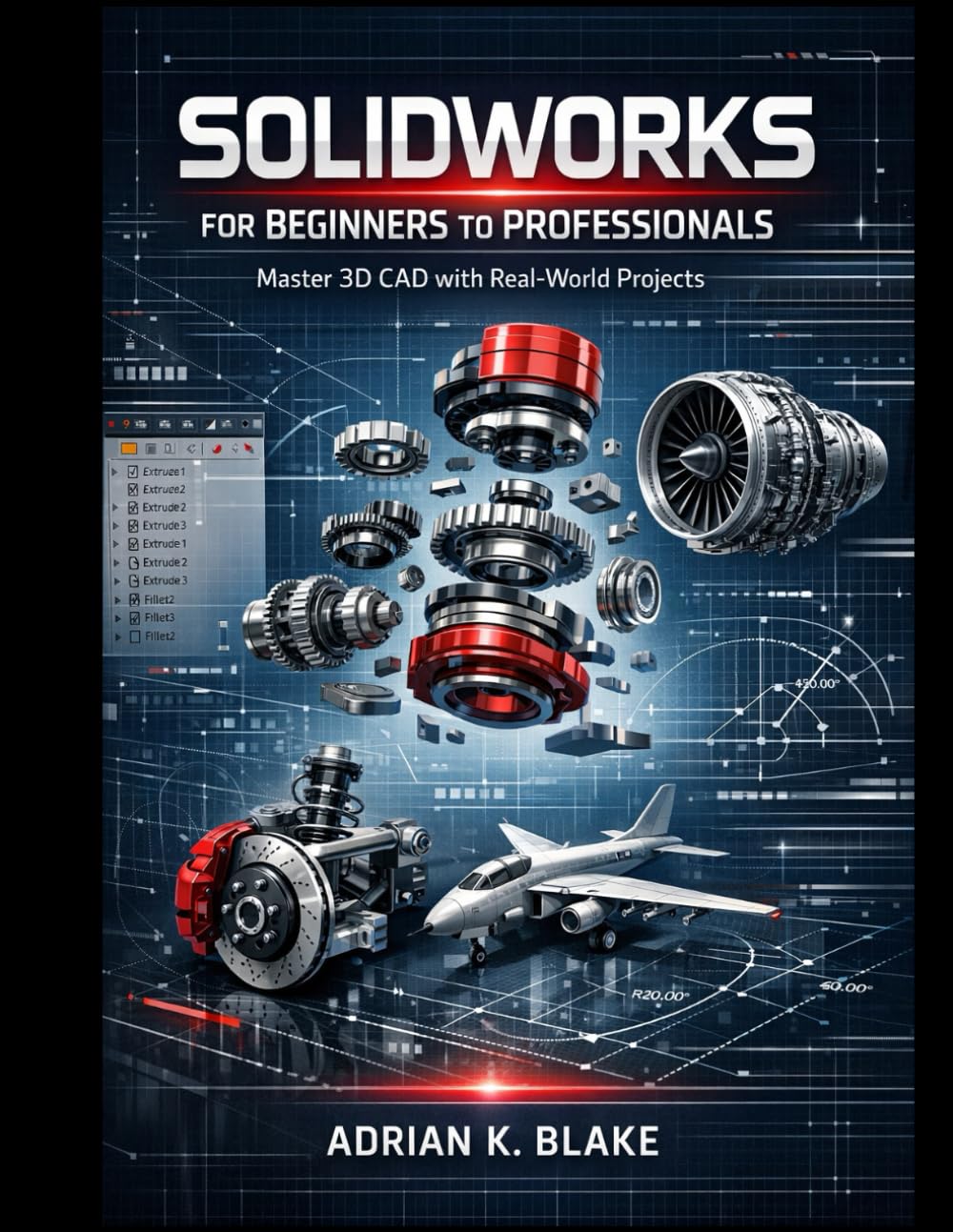SOLIDWORKS FOR BEGINNERS TO PROFESSIONALS: Master 3D CAD with Real-World Projects (The Beginner-to-Pro CAD & 3D Design)