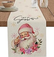 Vista 11 de Camino de mesa Forest Branch de 36 pulgadas de largo, algodón y lino, bufandas de arpillera, cocina, cena, cafetería, decoración de mesa