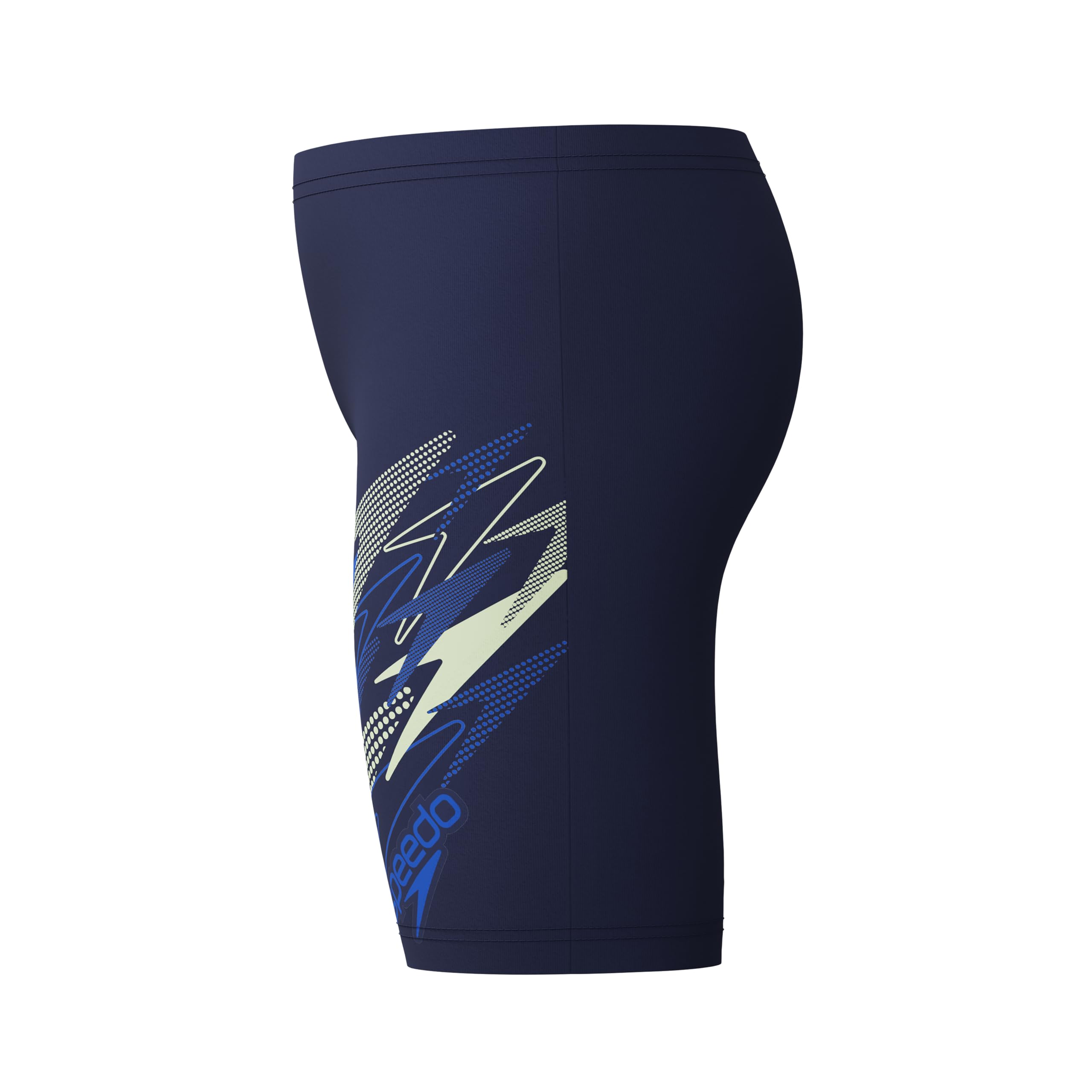 Speedo Costume da bagno per ragazzi con logo Medley Jammer e pavone/zaffiro scuro