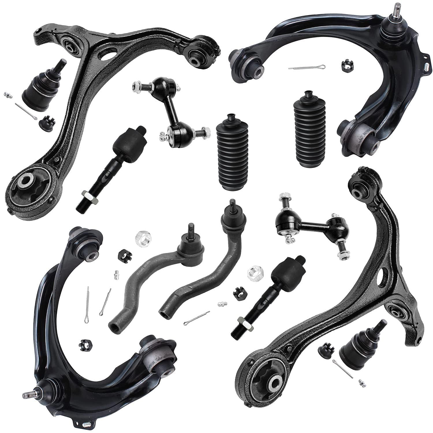 Detroit Axle - 3.0L 14pc Front End Suspension Kit for 03-06 Honda Accord