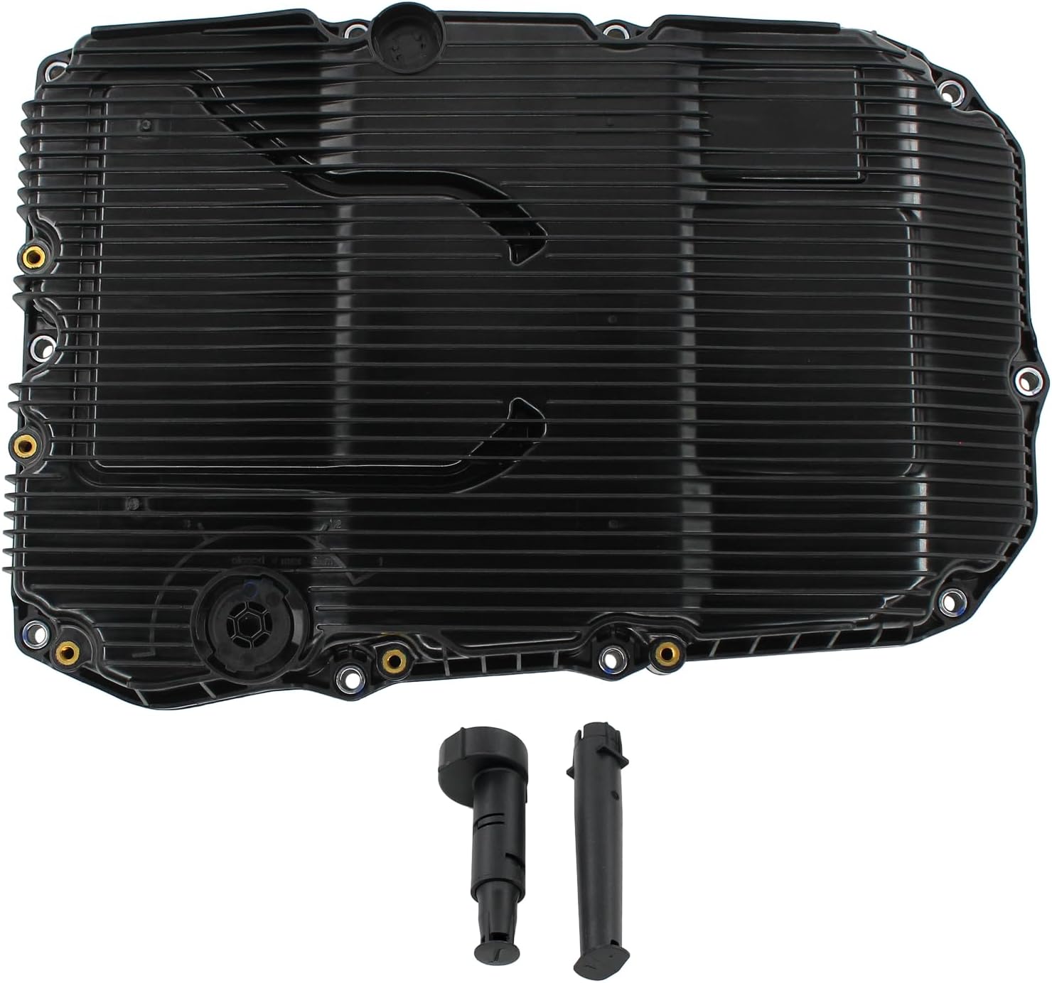 Auto Transmission Oil Pan Kit with Drain Plug for Mercedes C43 C63 E43 S65 AMG C350e E400 CLS400 CLS550 15-18, SL450 SL550 SLC300 GLS450 GLE350 GLE450 20-23, GLE53 AMG GLE580
