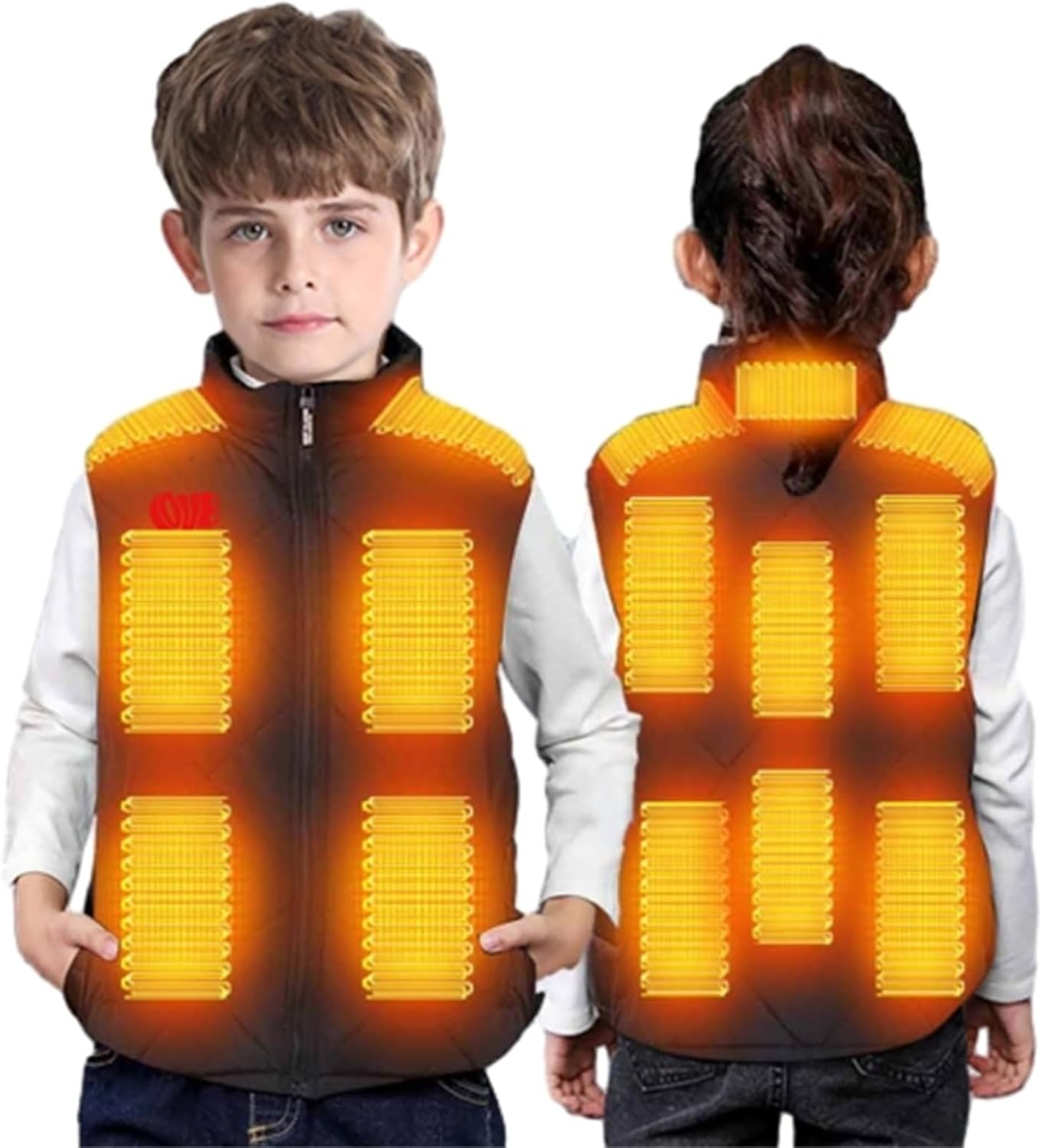 Beheizbare Weste Mädchen THINshop Beheizbare Kinder-Weste USB