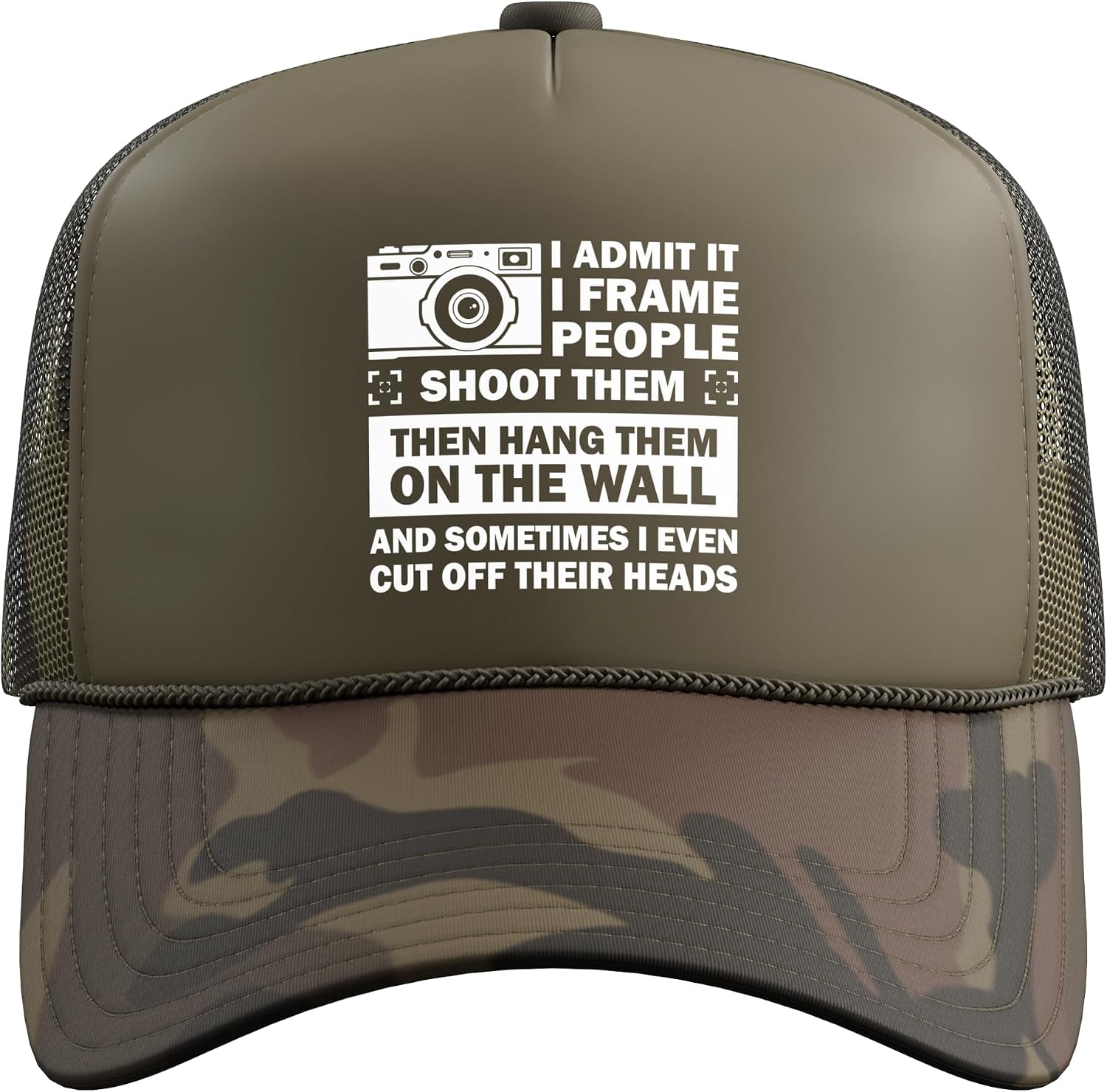 Funny Photographer Gift for Men Women Cool Photography Joke Trucker Hat with Adjustable Mesh Back image 2
