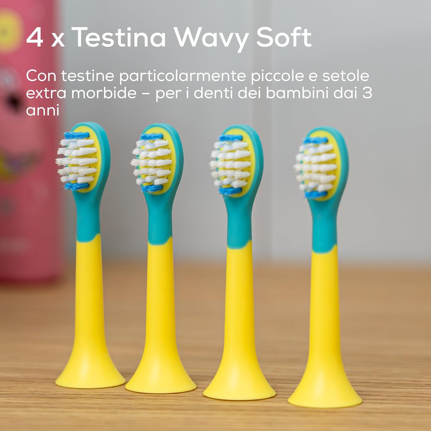 Beurer SC WavySoft Replacement Toothbrush Heads for Children from 3 Years