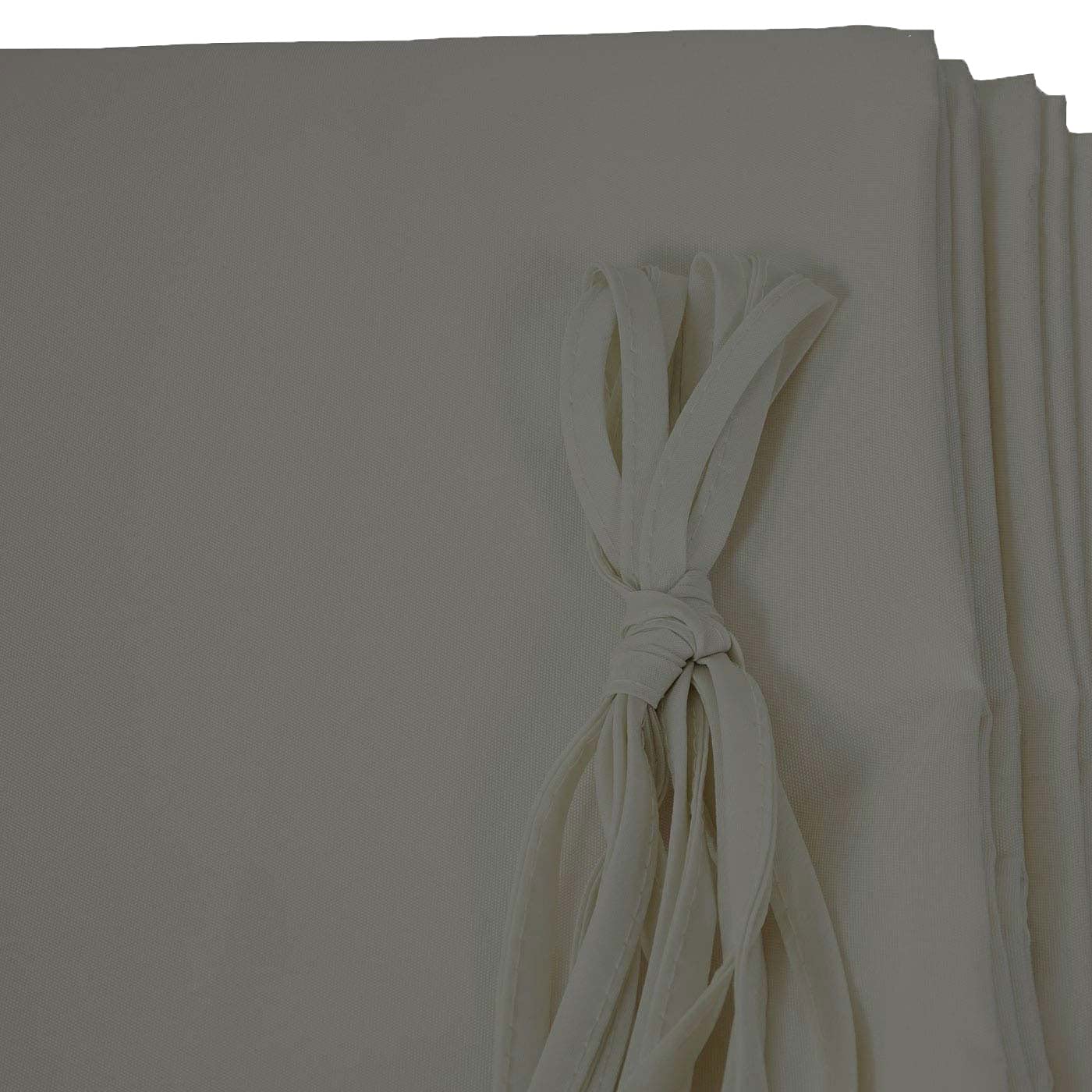Mendler Teli di Ricambio Copertura Tetto per Gazebo Baia Poliestere 3x3m Marrone Beige