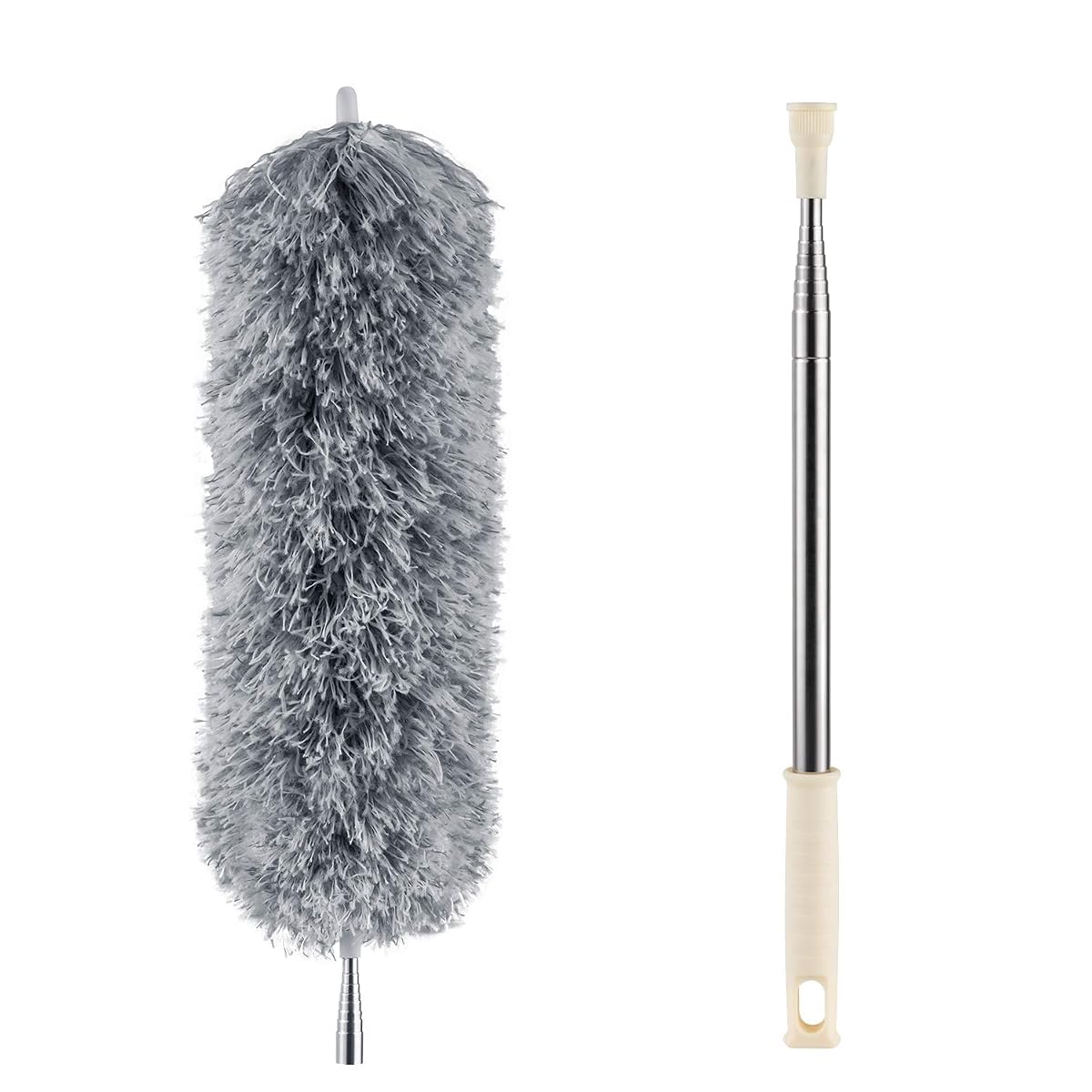 Microfiber Duster for Cleaning with Extension Pole, Extra Long 100 inches Dust
