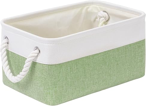 Fabric Storage Box, Small Storage Basket with Handles for Shelves Toy, Wear-Resistant and ReinforcedS, 1 Pack