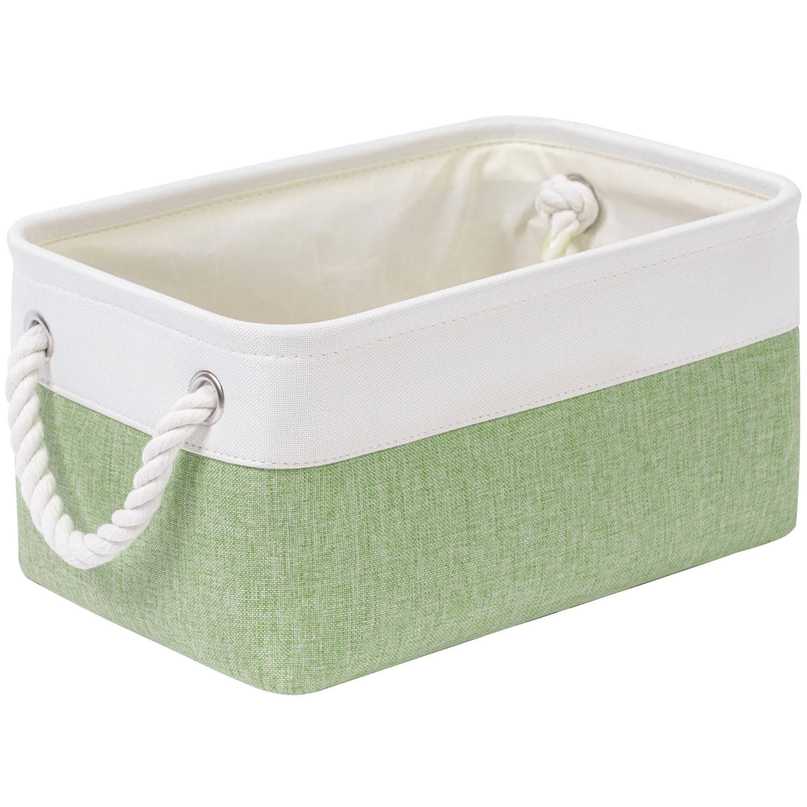 SOCOHOME Fabric Storage Box, Small Storage Basket with Handles for Shelves Toy, Wear-Resistant and Reinforced(S, 1 Pack)