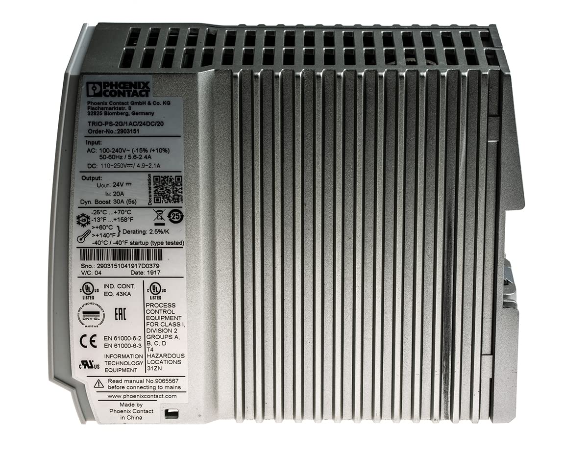 2903155 | Phoenix Contact | Power supply – TRIO-PS-2G/3AC/24DC/20