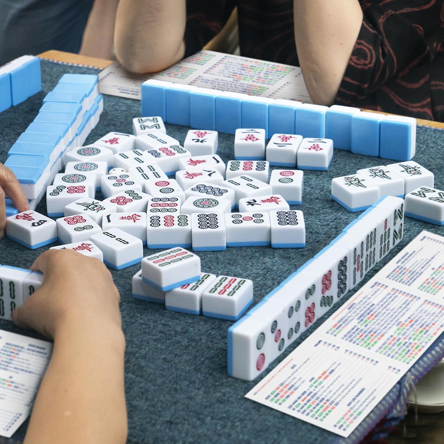 Mahjong Cards 2025 Large Print Set 4PCS American Majong Card Official