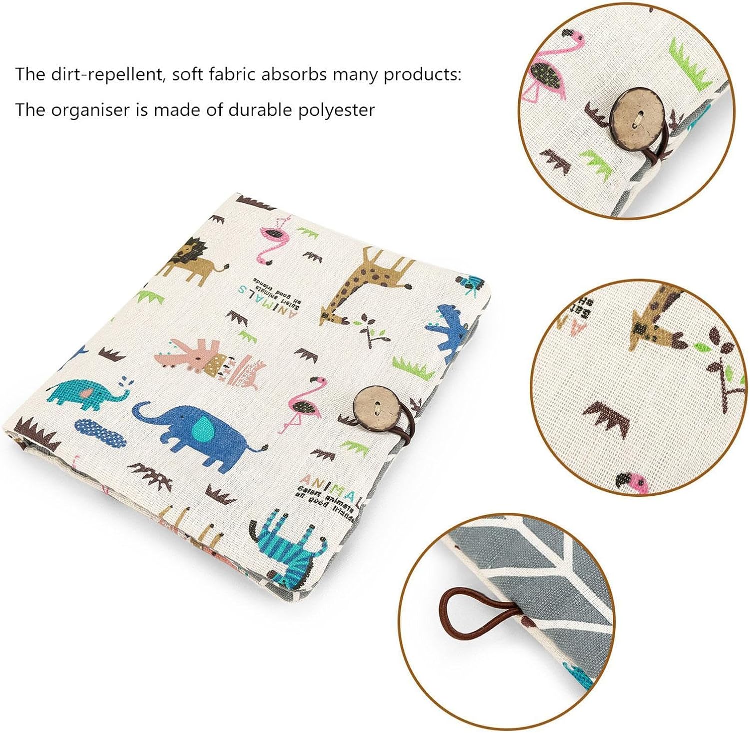 Diaper Bag Organizing Pouches | Foldable Diaper Pouch Portable Multipurpose Bag,Large Capacity Organizer Reusable Tote for Wipe