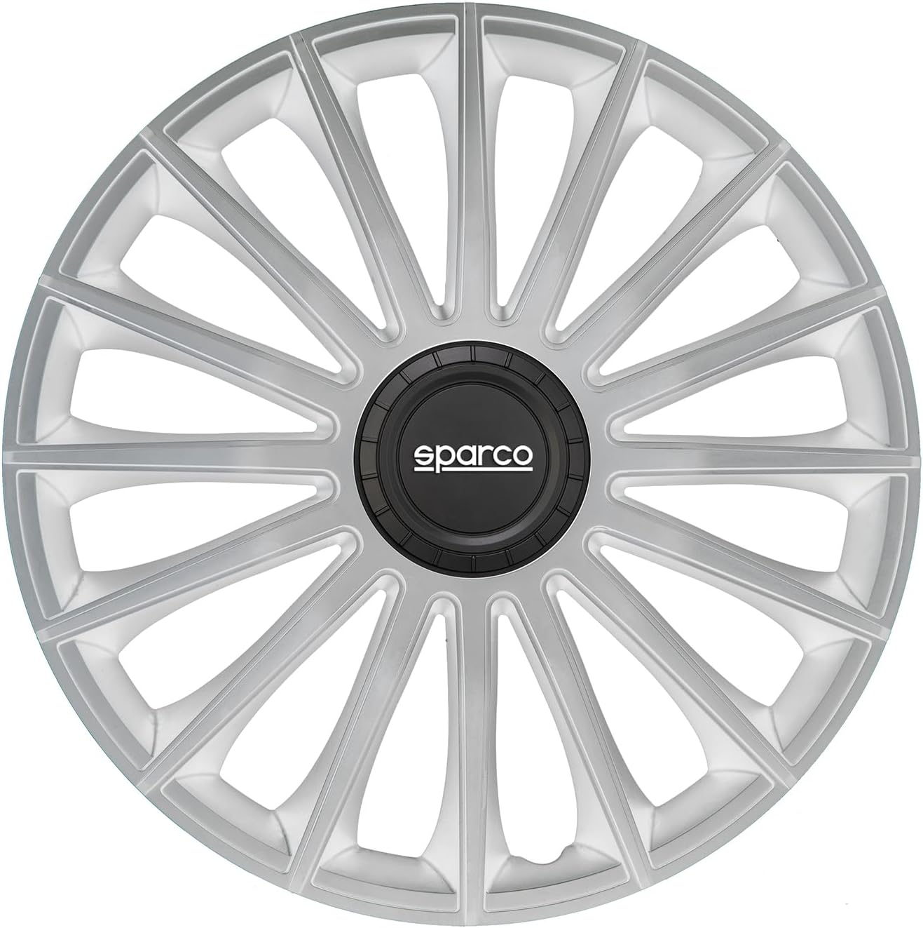 4 Copricerchi X Orginal Sparco - Un Set cerchione 14 pollici 14 Grigio