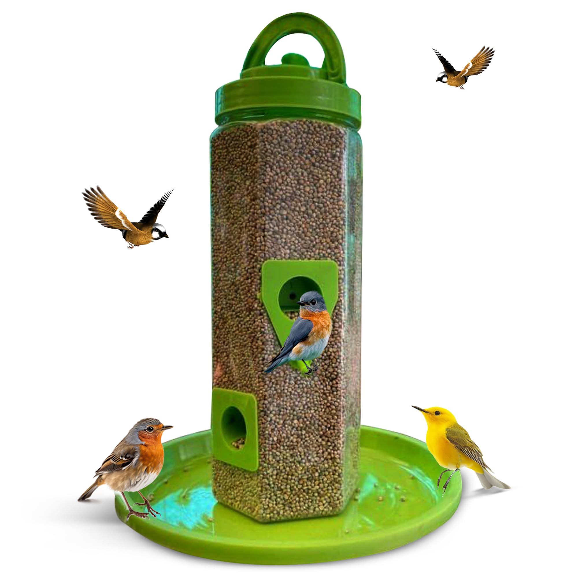 YouPure Bird Feeder for Balcony Hanging Bird Feeder 1 KG Capacity (B0D6Z62CH5) Amazon Price History, Amazon Price Tracker