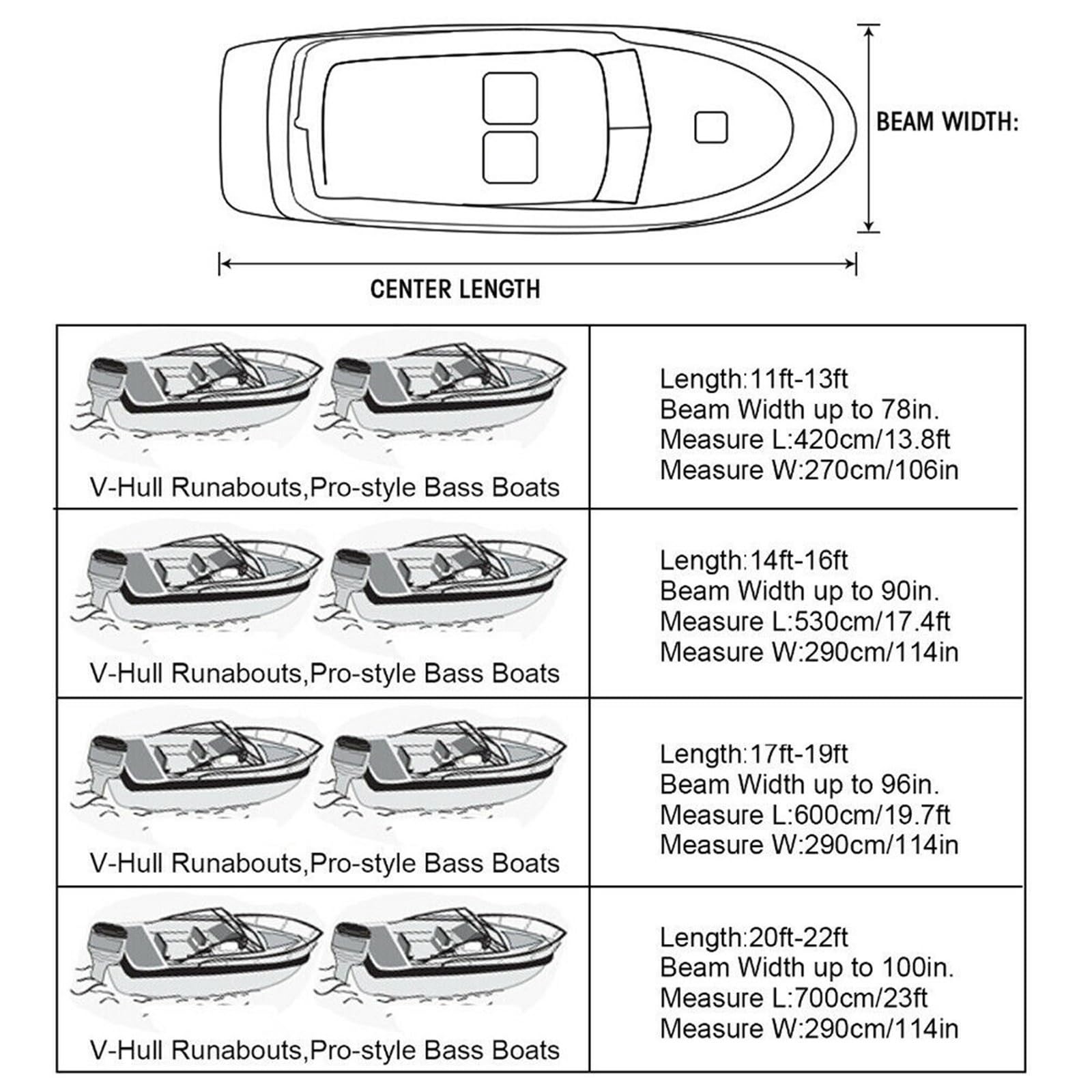 Funda para Kayak Cubierta for Barco 210D Anti-UV Impermeable