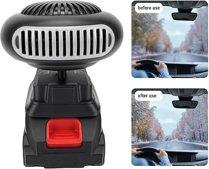 Calefactor Eléctrico Portátil con 2 Ajustes de Temperatura y Función de Inclinación miniatura 8