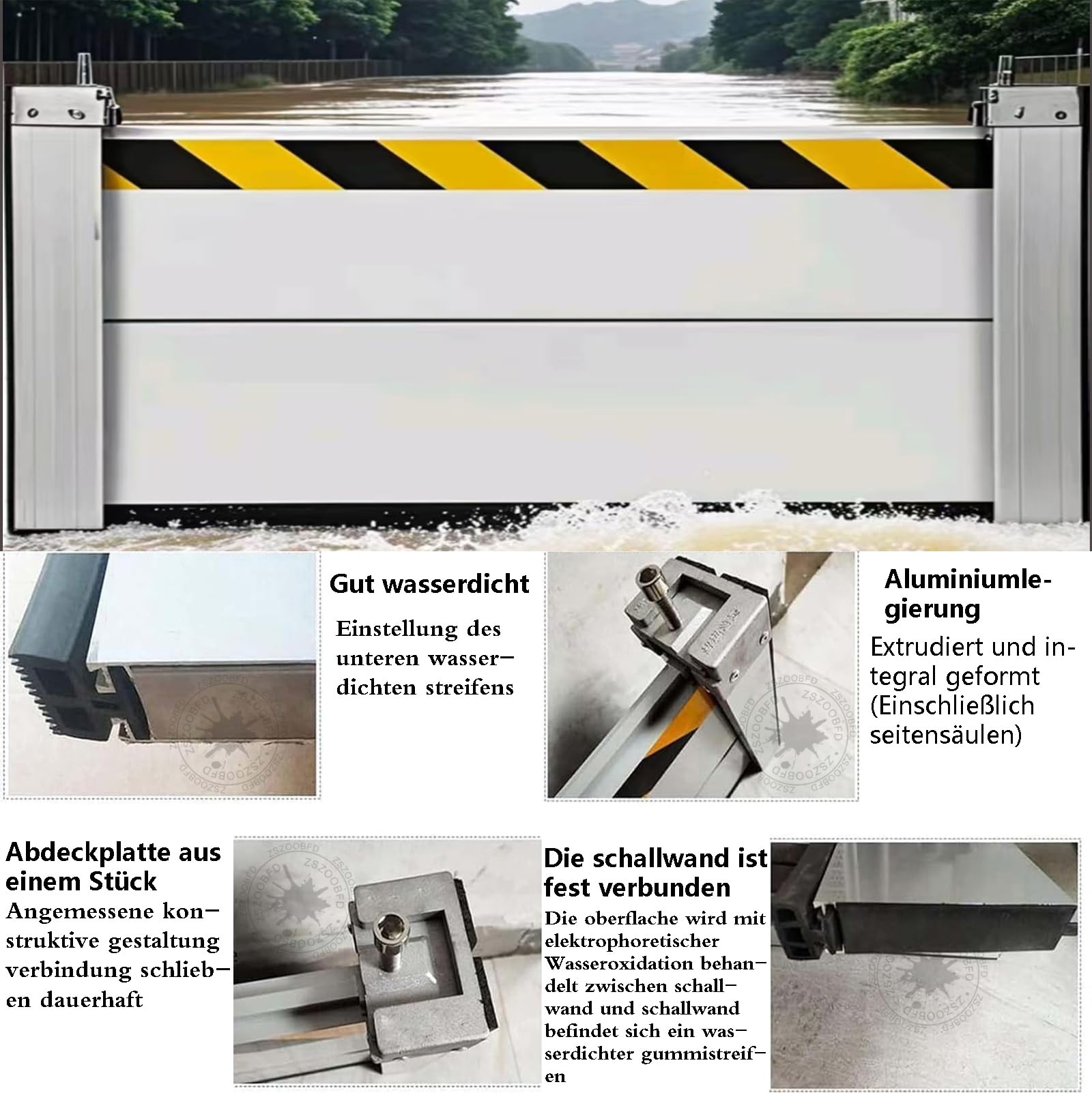 Generisch Hochwasserschutz Barriere Tur Hochwasserschutz Bei Türen Hochwasserschutz Barriere Aussen Aluminium Hochwasserschutz Barriere Geeignet für Unterführungen Fabrik Garageneinfah