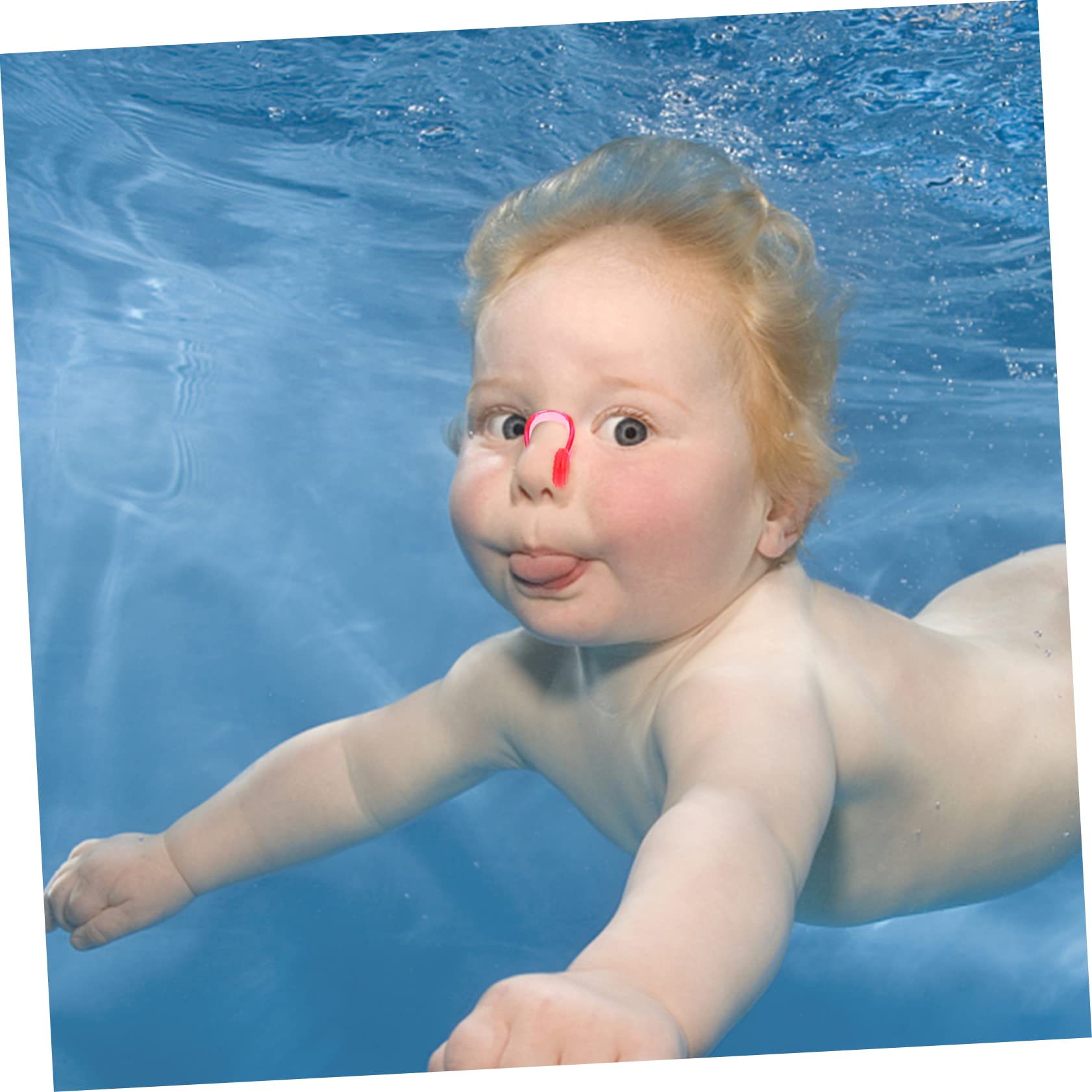 TOYANDONA Pinzas De para Natación Accesorios De Natación Profesionales Clips Convenientes Y Diseño Ergonómico Y Cómodo Resistentes Al Agua Azul Negro Rosa