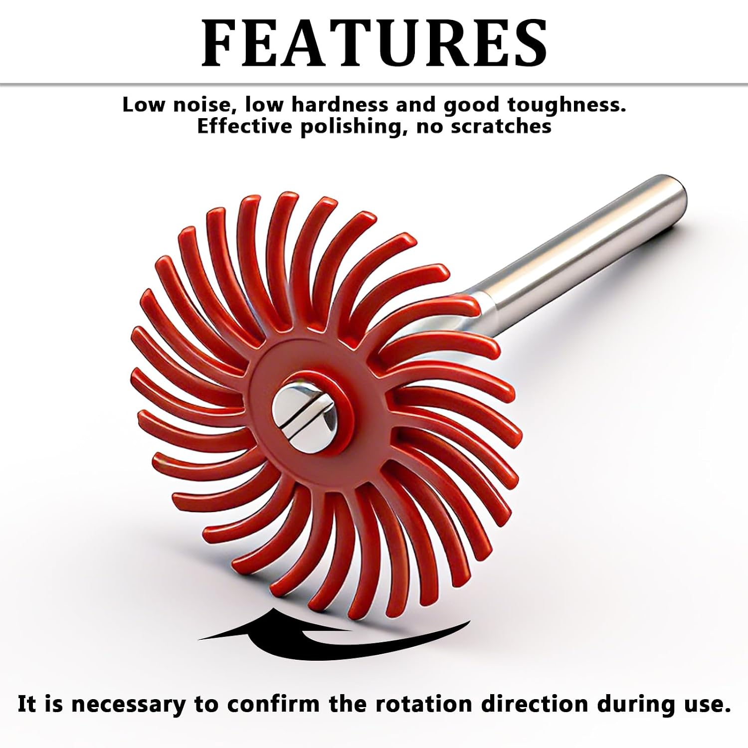 30PCS 1" Radial Bristle Disc Kit with 3mm Shank for Rotary Tools