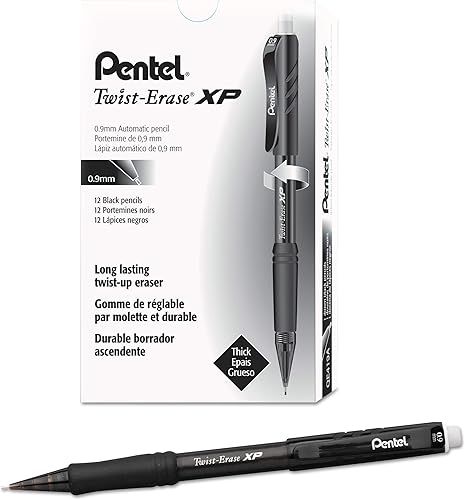 Miniatura 1 de Lápiz mecánico Twist-Erase EXPRESS, 0.035 in, barril negro, se vende como 1 docena
