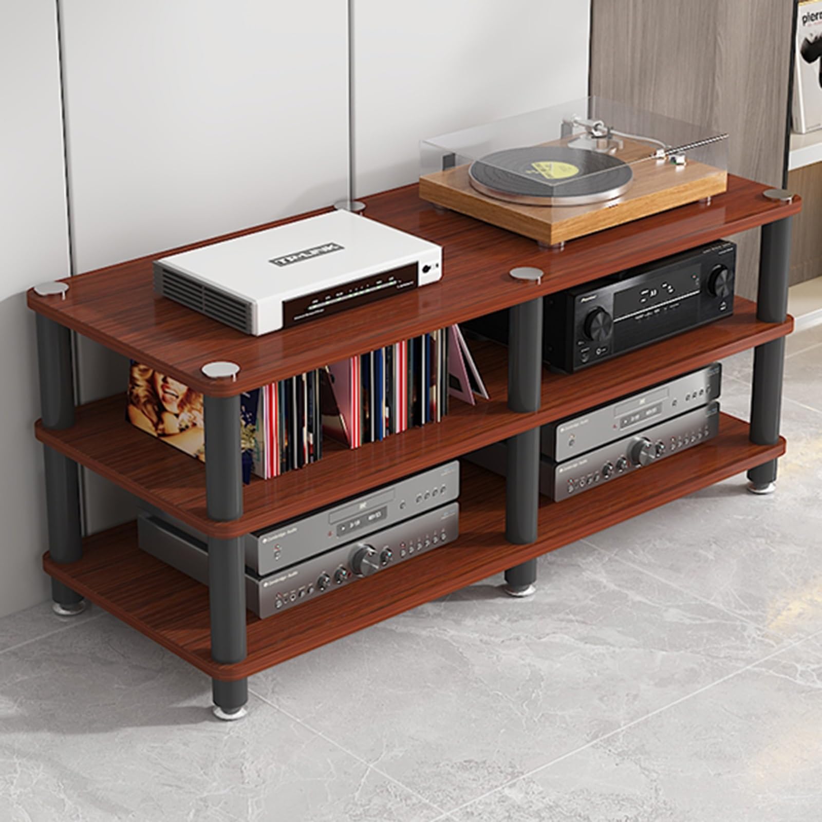Amazon.com: 47 Inch TV Media Stand with Storage 1 2 3 4 Layer