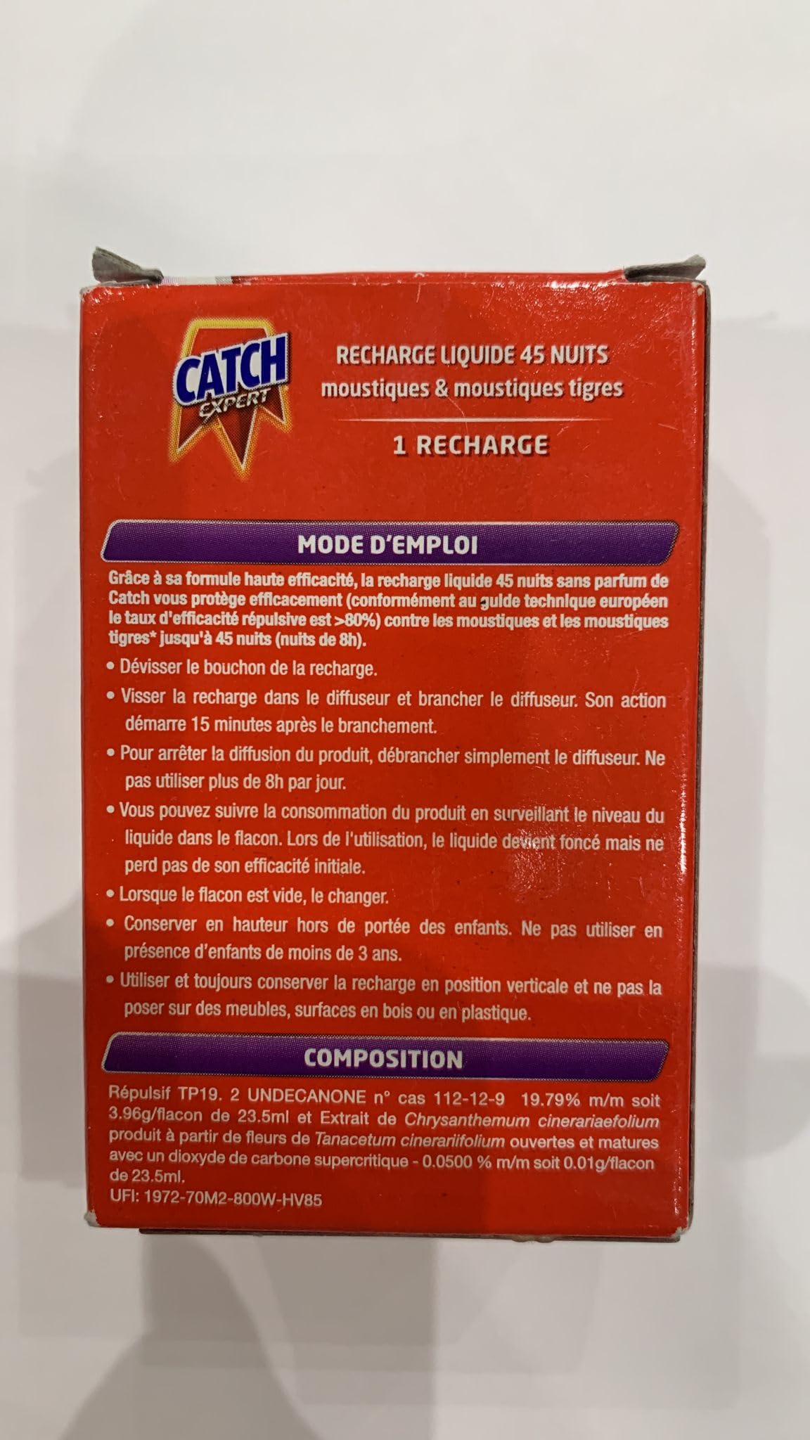 CATCH - Recharge Électrique 45 Nuits - Lot De 3