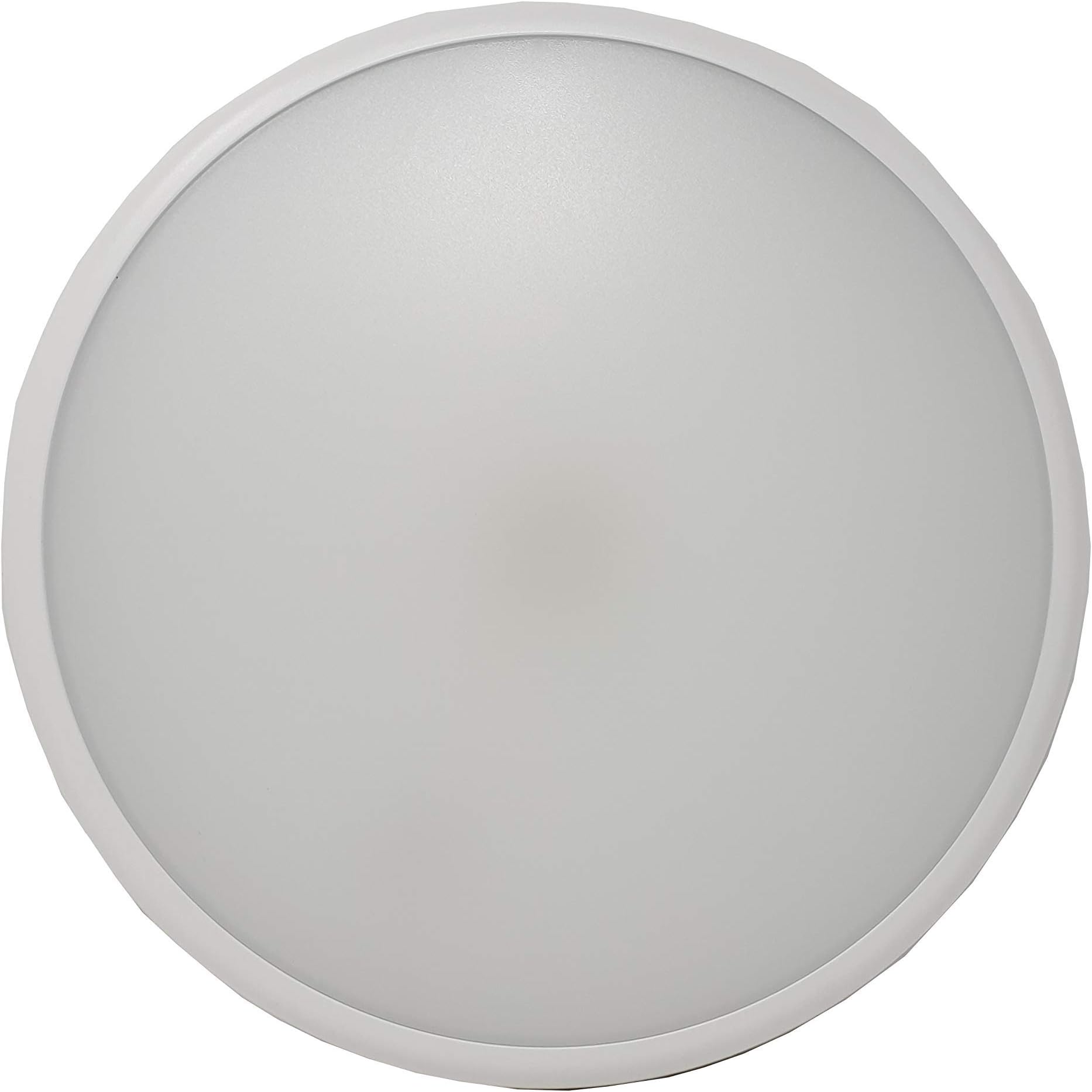 IP65 Ultra Slim 22W LED Microwave Motion Sensor Movement Detector Bulkhead Light Cool White 4000K or Daylight 6000K Dim Mode Function (Daylight 6000K)