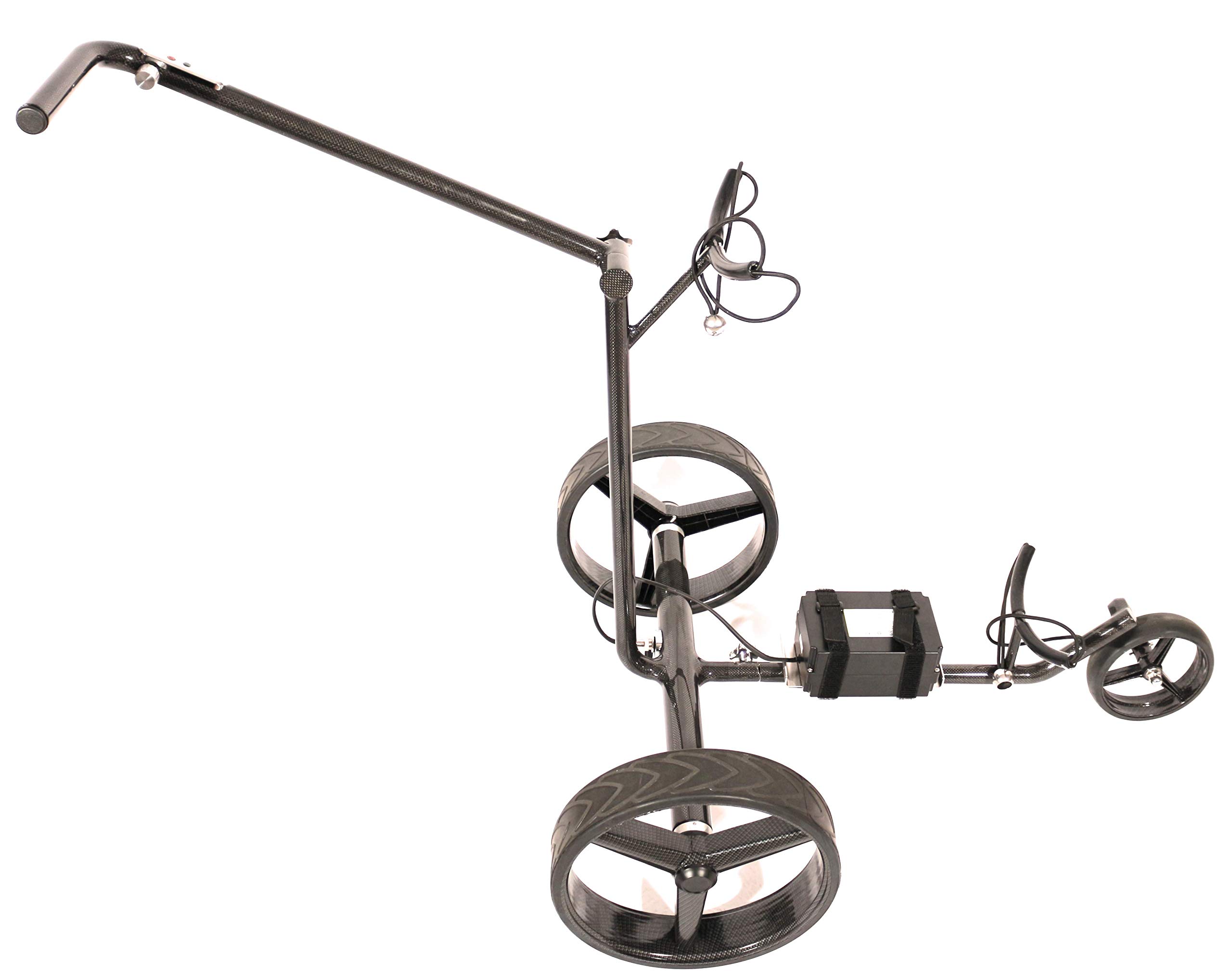 Generisch ClubCad Carbon Slim Elektro Golftrolley