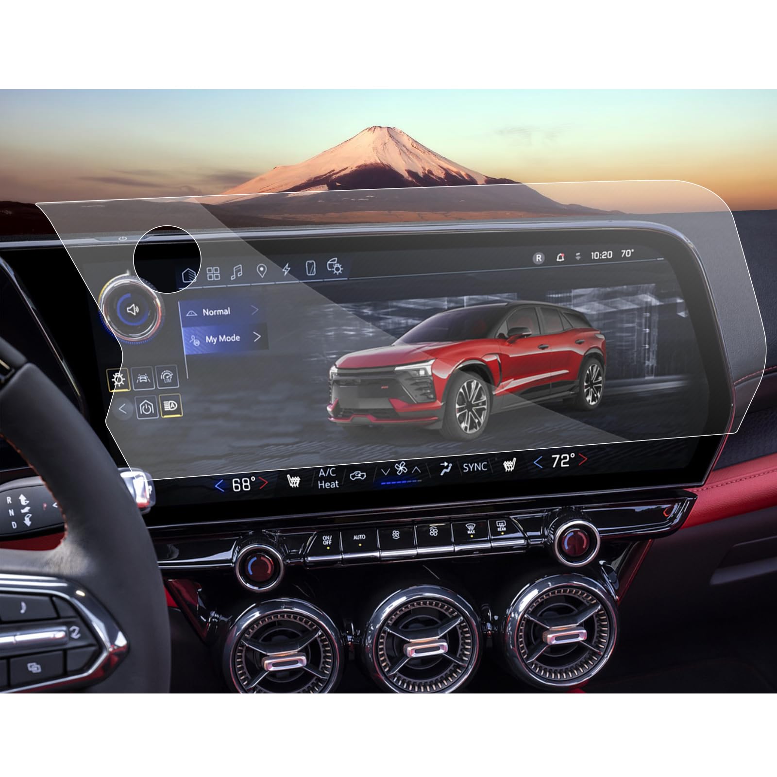 SXCY 2PCS for 2024 2025 Chevrolet Equinox EV Screen Protector 2024 2025 Equinox EV Accessories Touch Display Screen Protector 17.7 Inch[Nano]