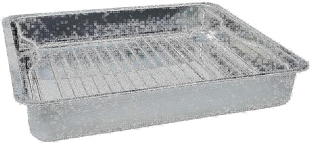 IKEA Koncis forma do piekarnika z rusztem, stal nierdzewna, srebrna, 40 x 32 x 7 cm
