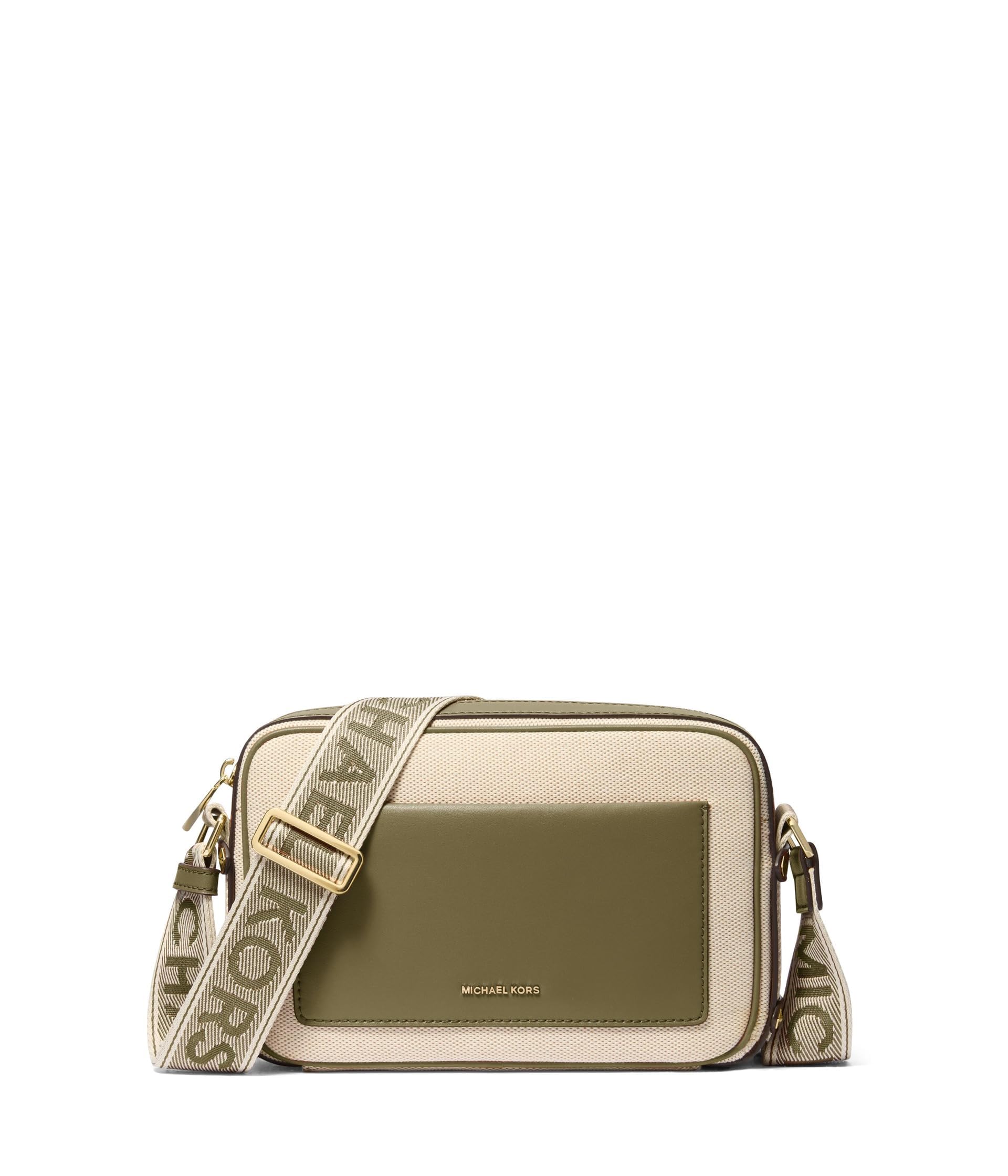 Michael Kors 32S5G5VC9C-367 LG EW PCKT XBODY Female SAFARI GREEN Size One Size