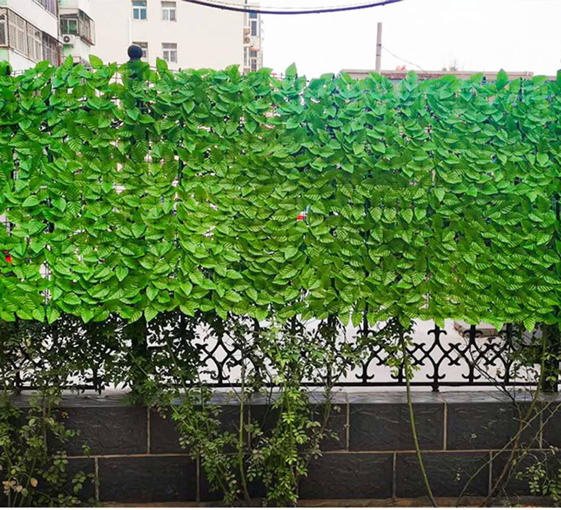 Künstlicher Efeu Sichtschutzzaun – 500x100 Cm, Erweiterbar, Mit Kabelbindern, Für Garten & Balkon