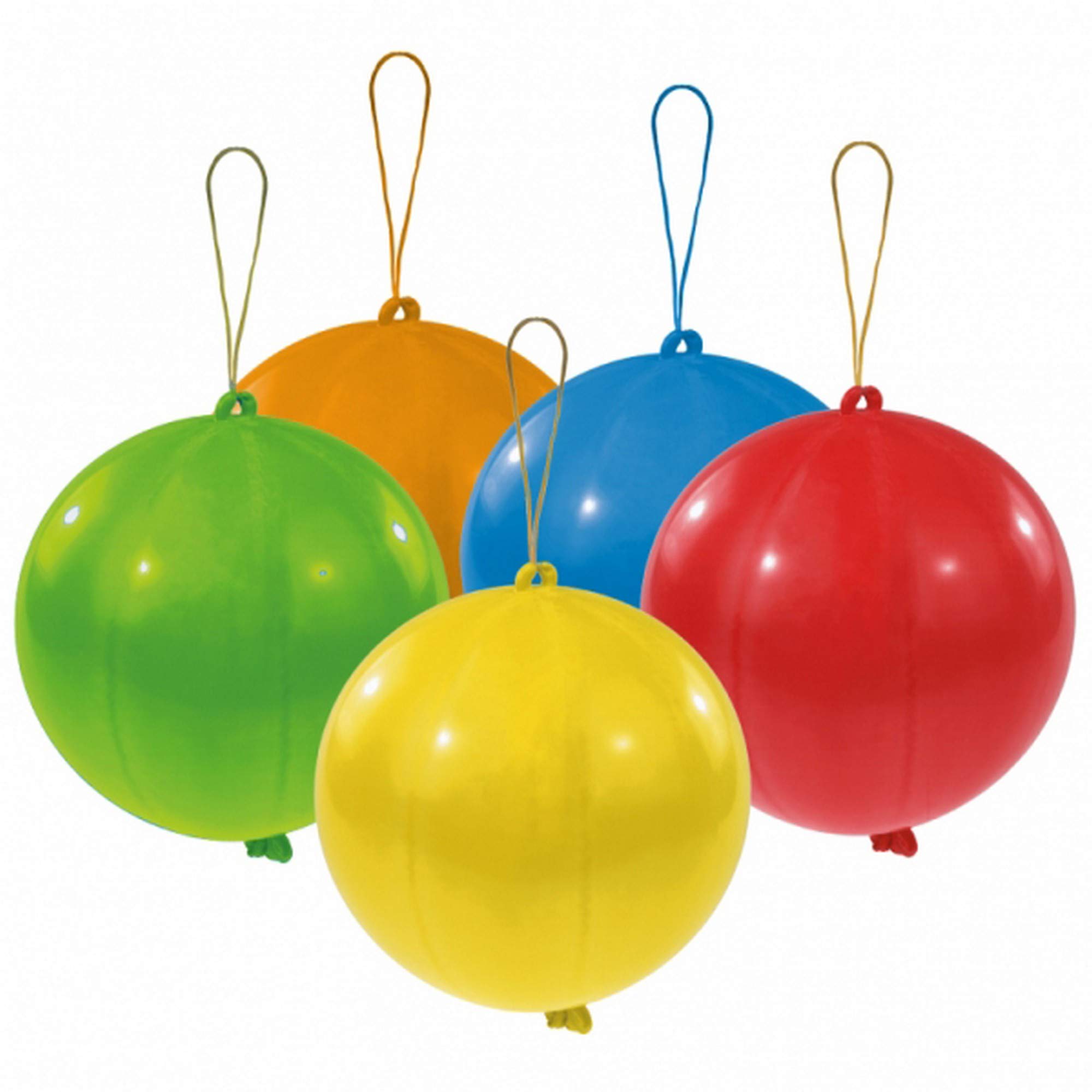 Amscan Multicoloured Assorted Punch Latex Balloons Party Decotratio - 5 Pcs.