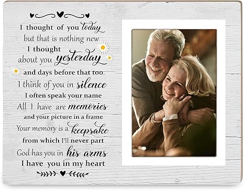 Marco de fotos para regalos conmemorativos, marco de fotos de regalos de condolencia, en memoria amorosa de madre, padre, abuela, marcos