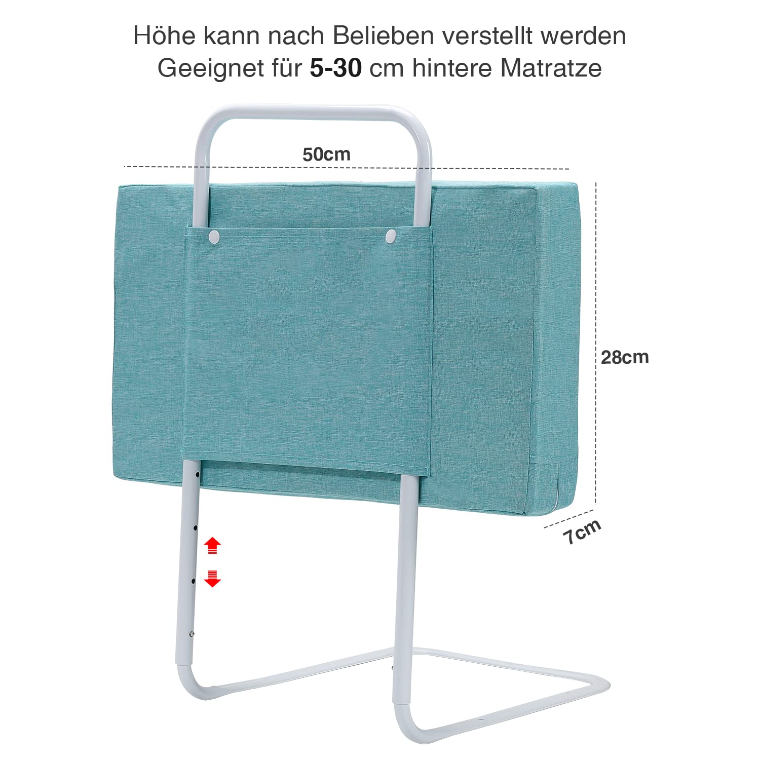 Barriere per Letto, 2*Letto Bambini Sbarra, protezione del sponde letto, protezione anticaduta per bambini Robusto confortevole, Barriera di Sicurezza Schiuma cotone perlato (verde)