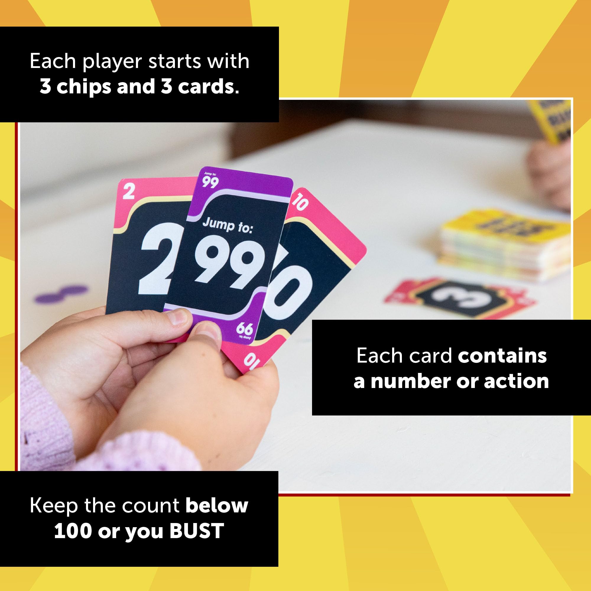 Continuum Games Don't Bust 100 Family Board Game for 3-6 Players Ages 6 and Up - Image 3