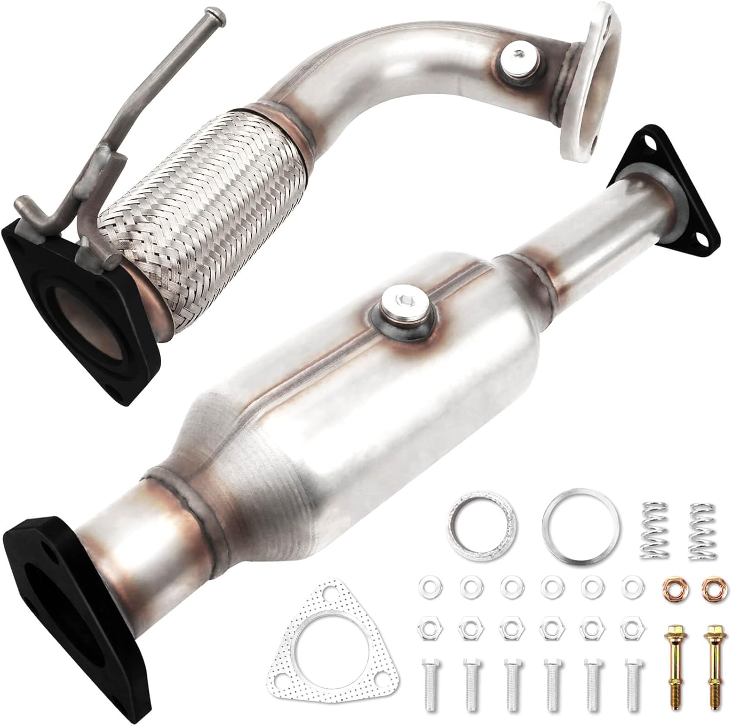 Front Catalytic Converter Compatible with 2003 2004 2005 2006 2007 Honda Accord L4 2.4L, Direct-fit(EPA Compliant)