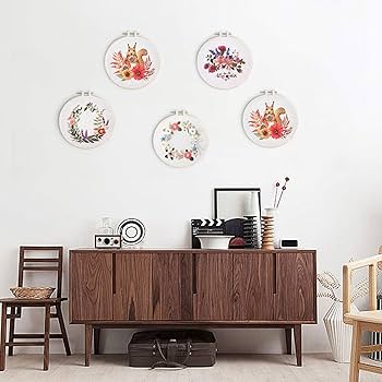 小物 miyu Amazon | MiYU 刺繍キット 初心者 セット 花 刺しゅうキット