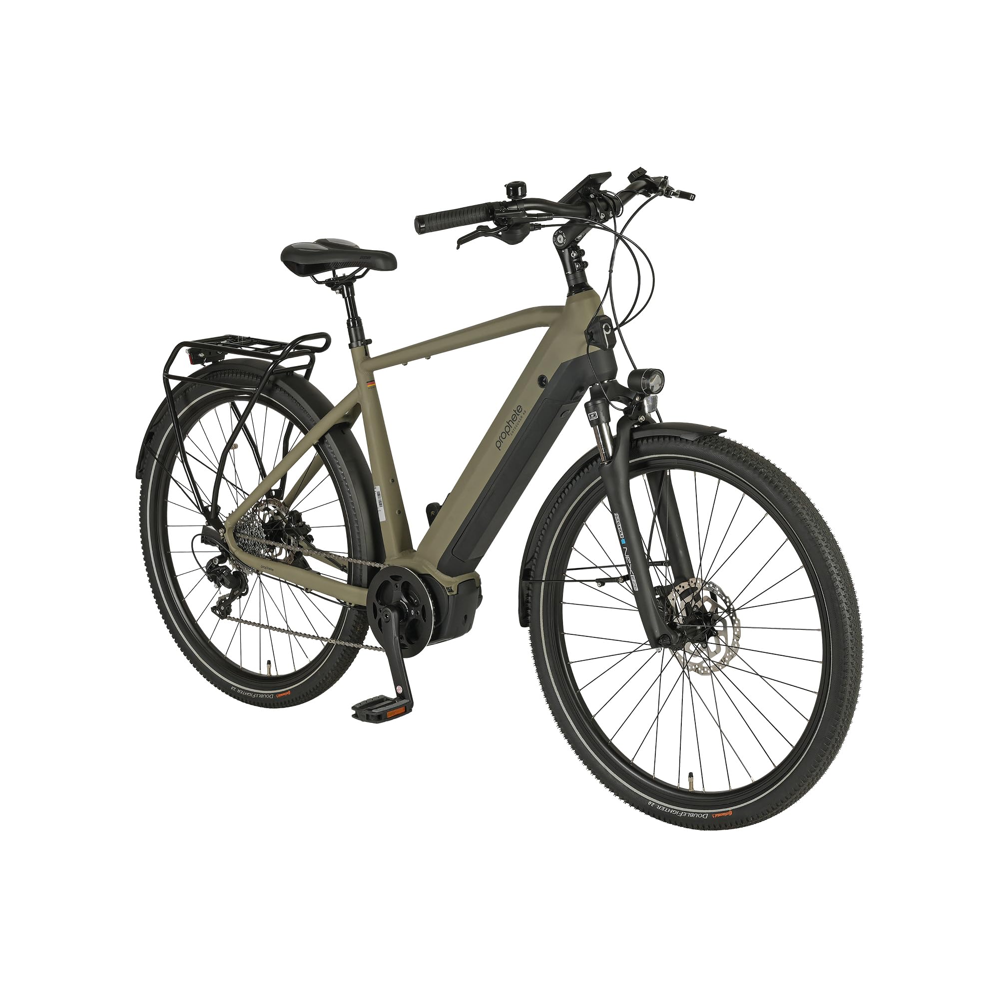 Prophete Entdecker 4.0 Trekking E-Bike 28 Zoll - 540 Wh - Integrierter Akku - Mittelmotor - 10-Gang Kettenschaltung - HDY. Scheibenbremse