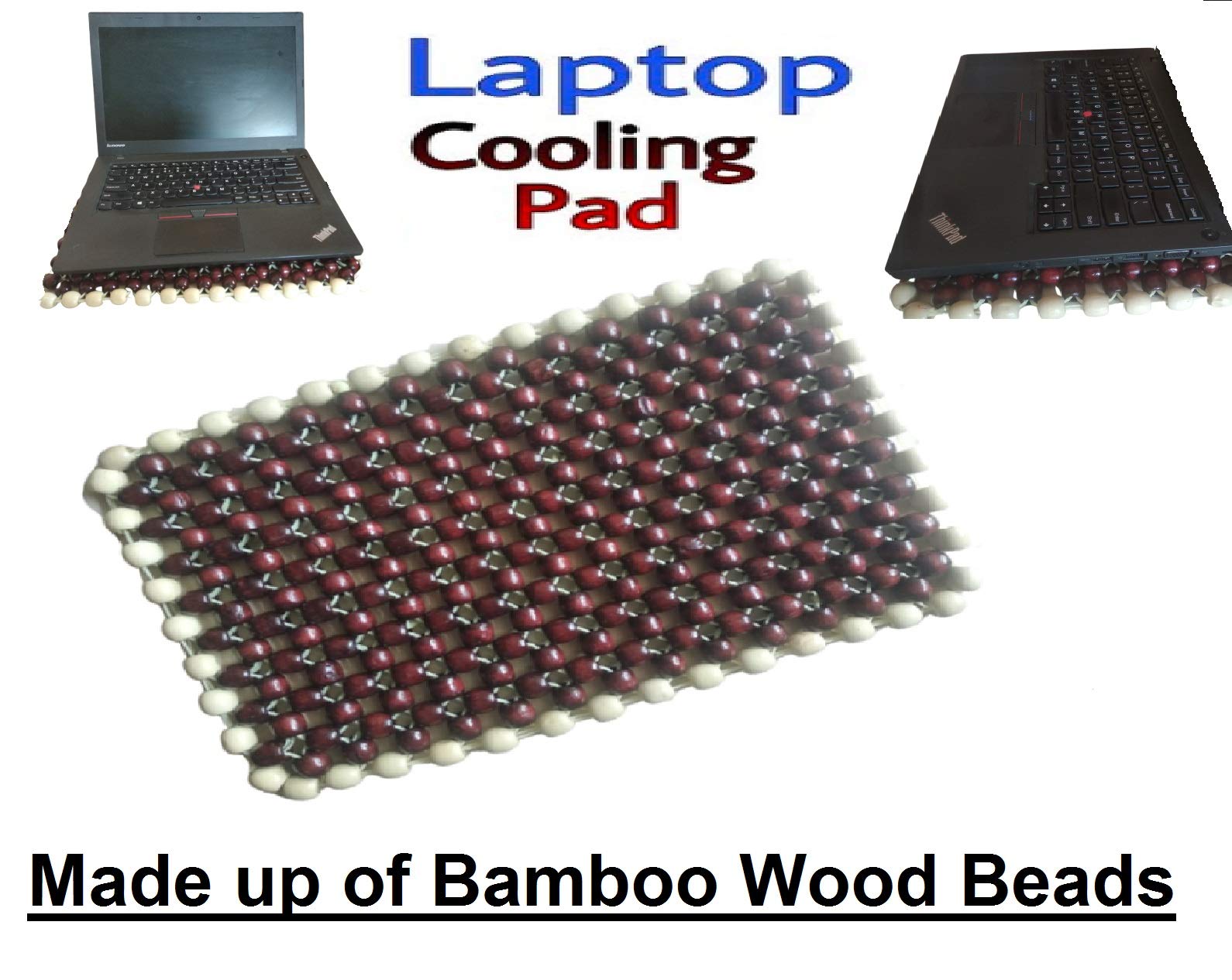 Q1 Beads Car Seat 1 Pack Wooden Beads Lumbar Support Comfortable Back Rest Support, Wooden Beads Seat Cover for Driver, Adjustable Elastic Straps with Adustable Belt for Office, Car, House