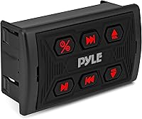 Vista 2 de Pyle Paquete de controlador Bluetooth inalámbrico para automóvil, receptor multimedia Bluetooth con amplificador y accesorios para automóvil