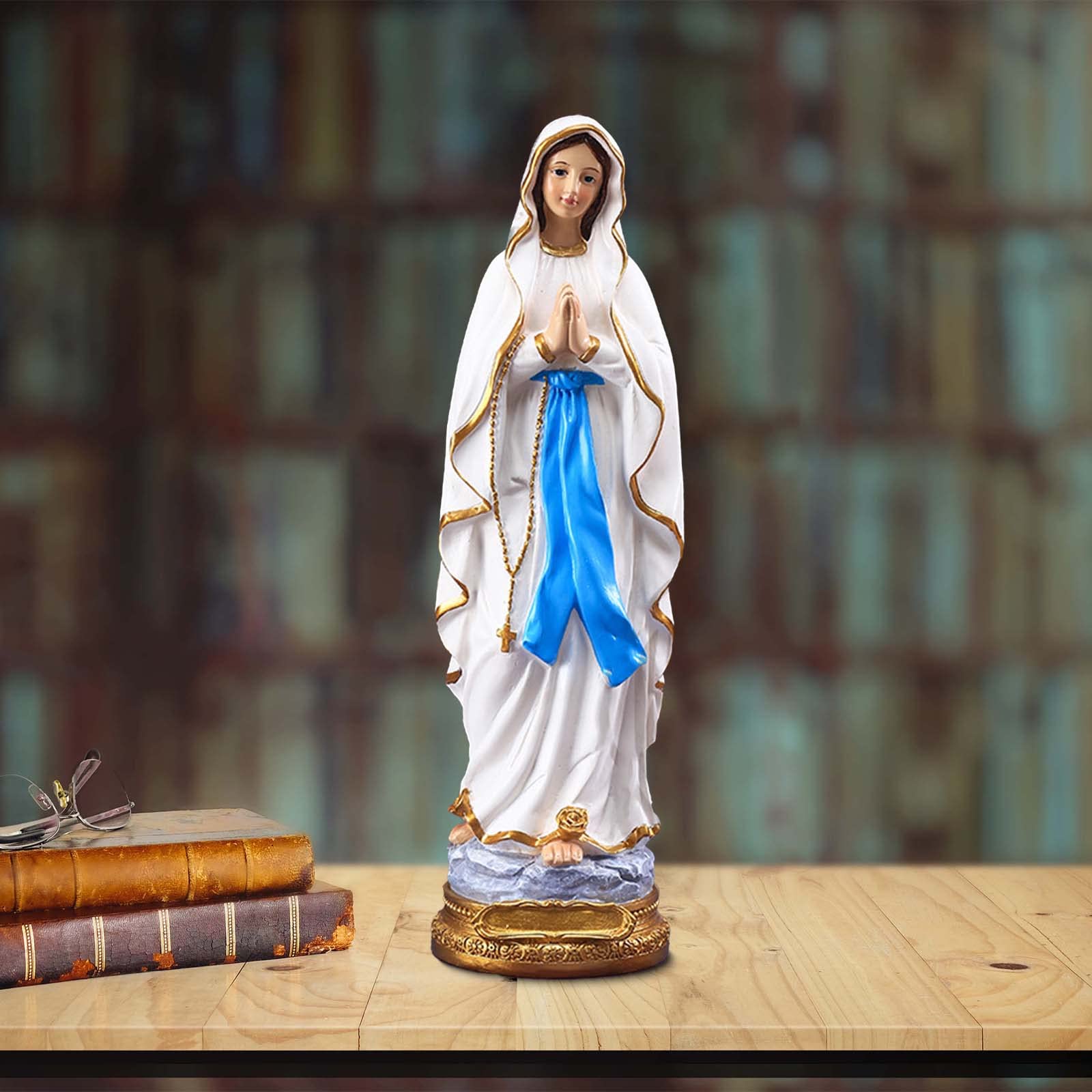 Amazon.co.jp: 聖母像 マリア 置物 手のひらを合わせる インテリア