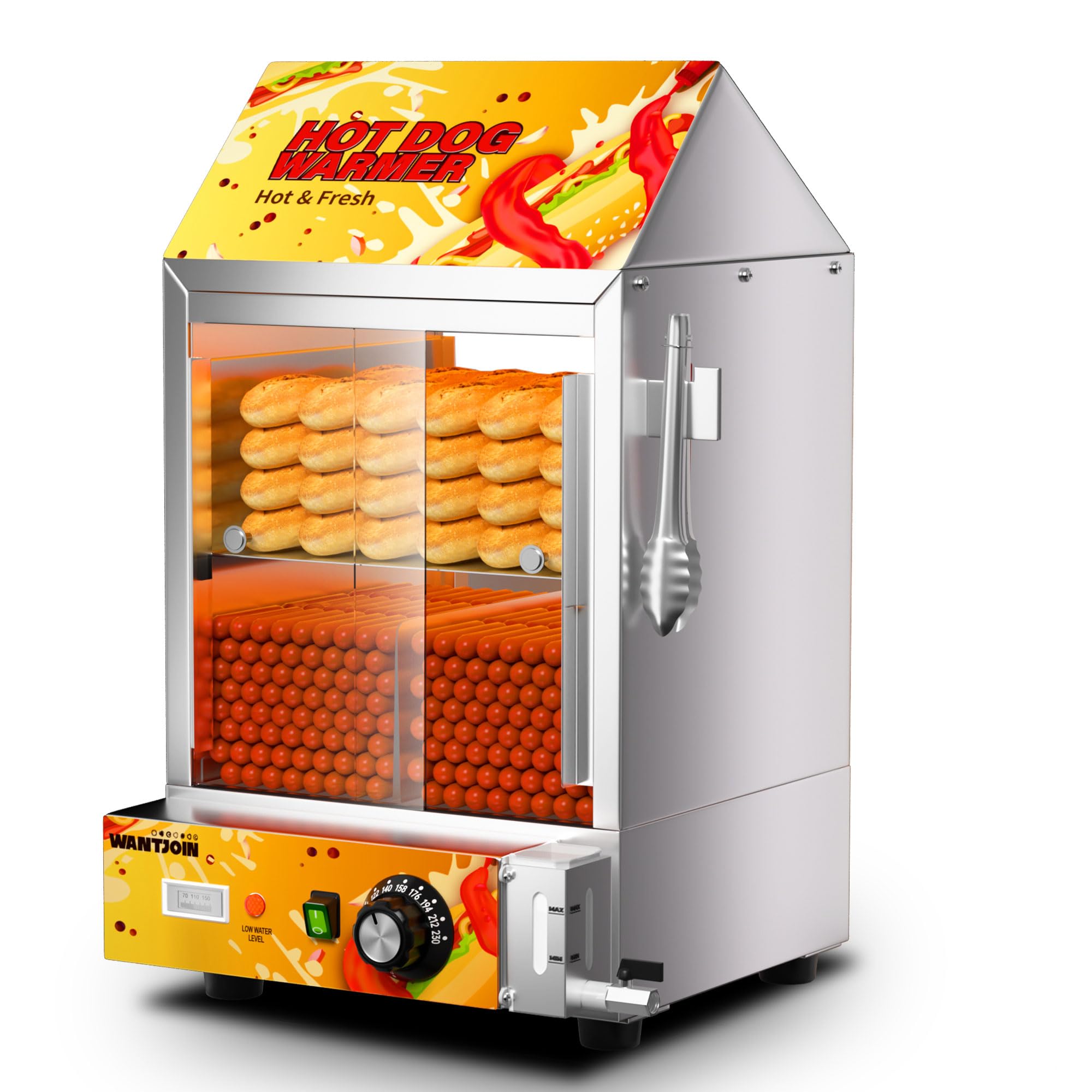 Amazon.com: WantJoin Hot Dog Steamer Electric Commercial Hot Dog