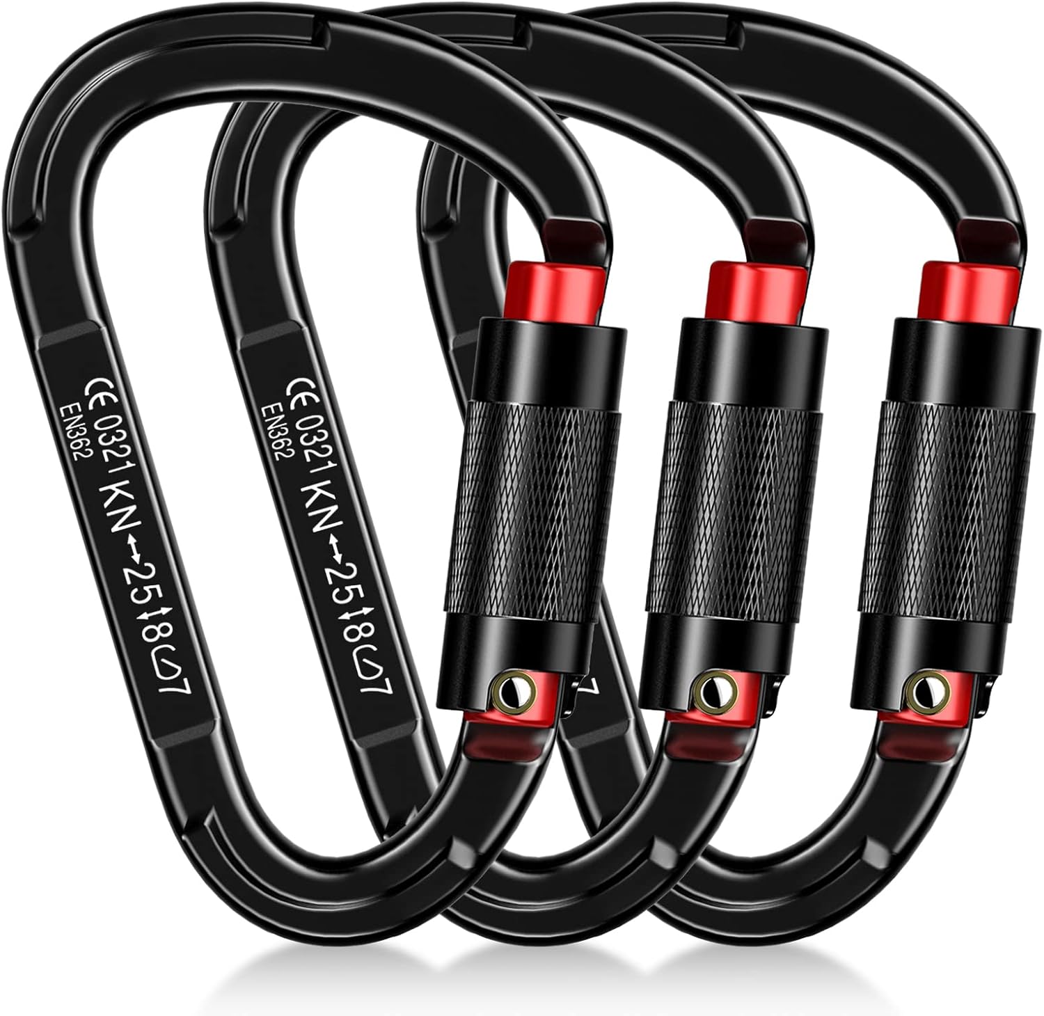 Auto Locking Carabiner Heavy Duty Carabiner 25kN UIAA Certified